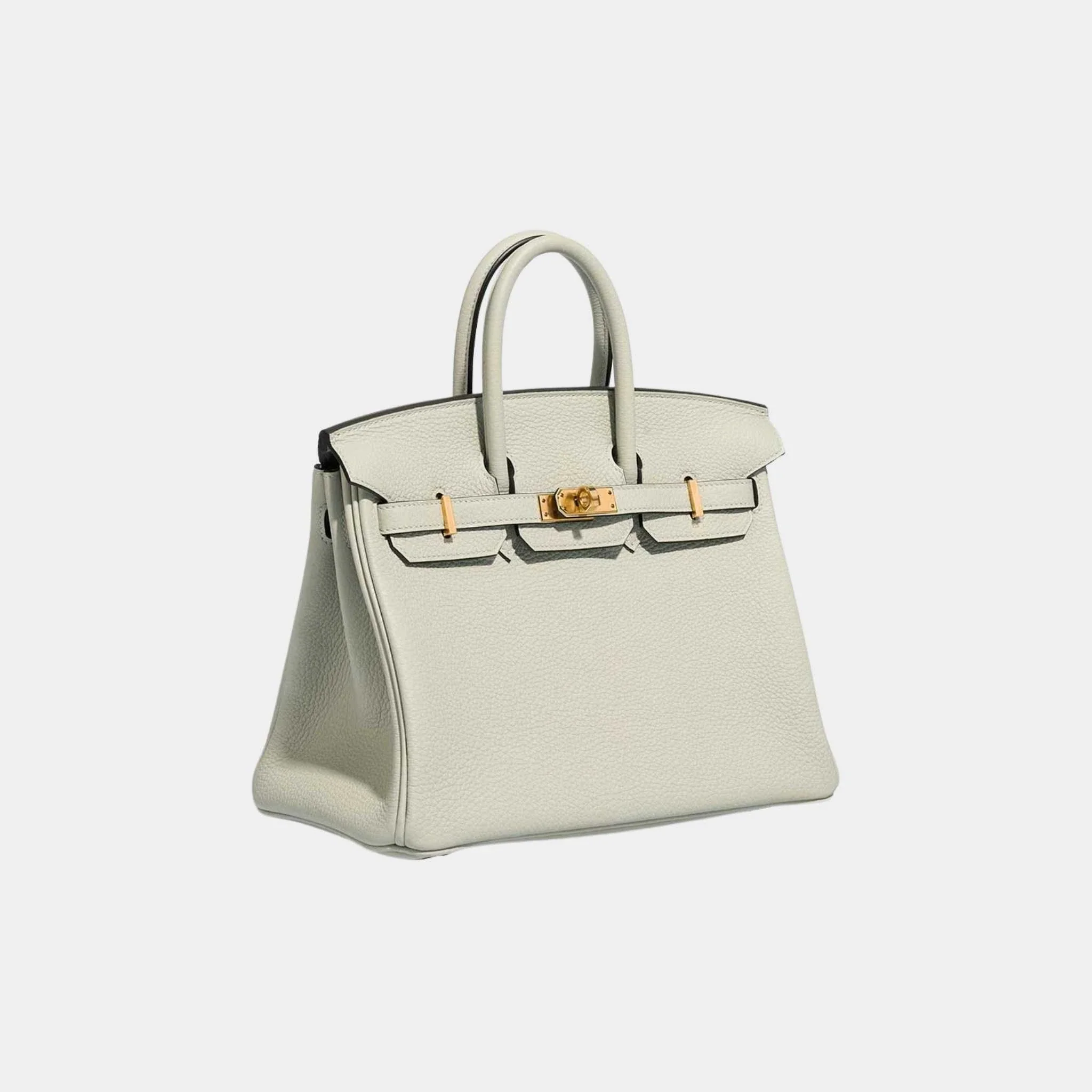 Birkin 25 Togo Gris Neve GHW - Image 2