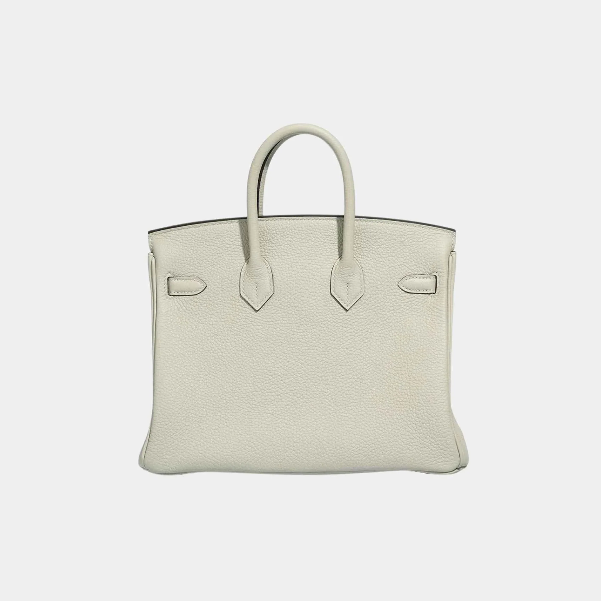 Birkin 25 Togo Gris Neve GHW - Image 3