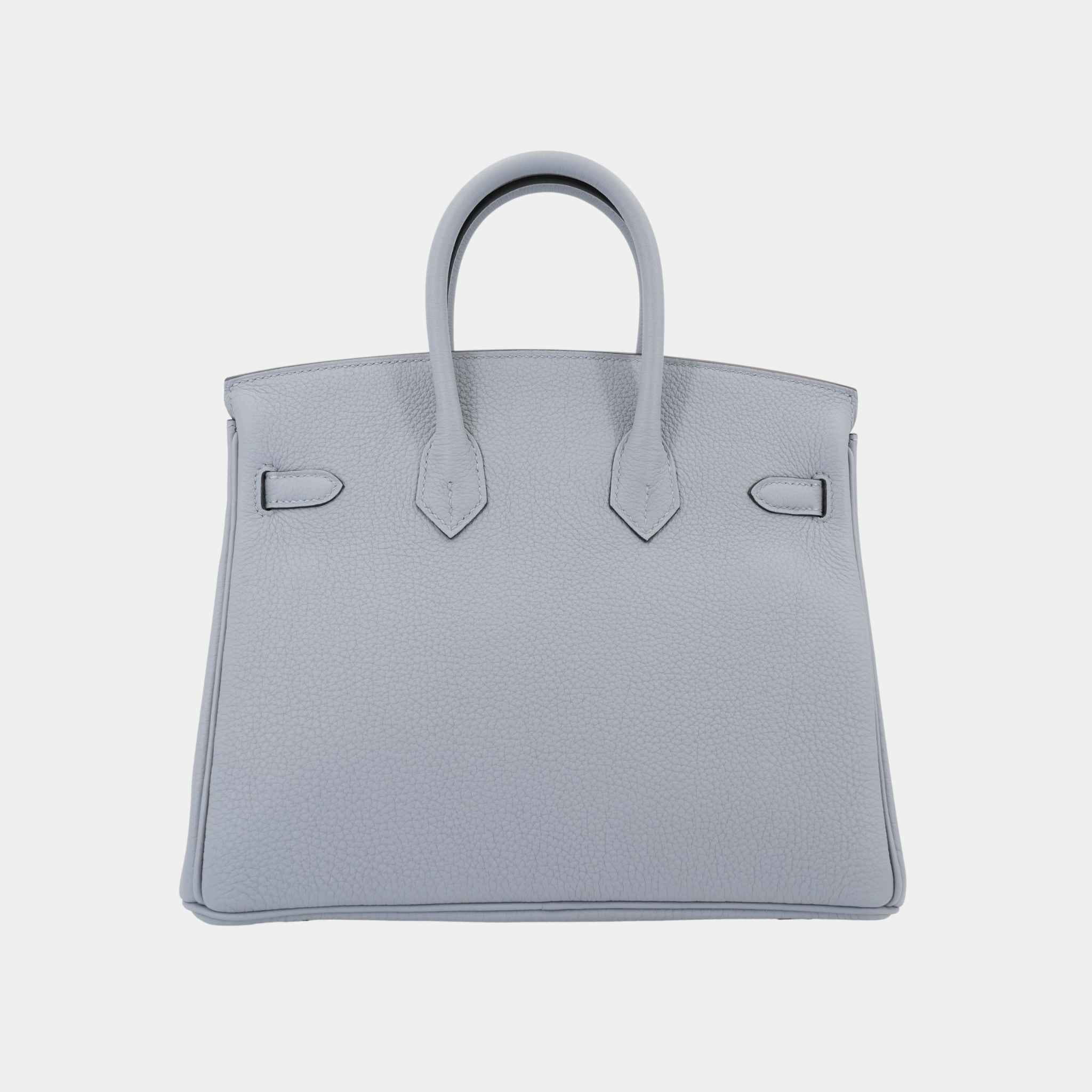 Birkin 25 Togo Gris Pantin PHW - Image 2