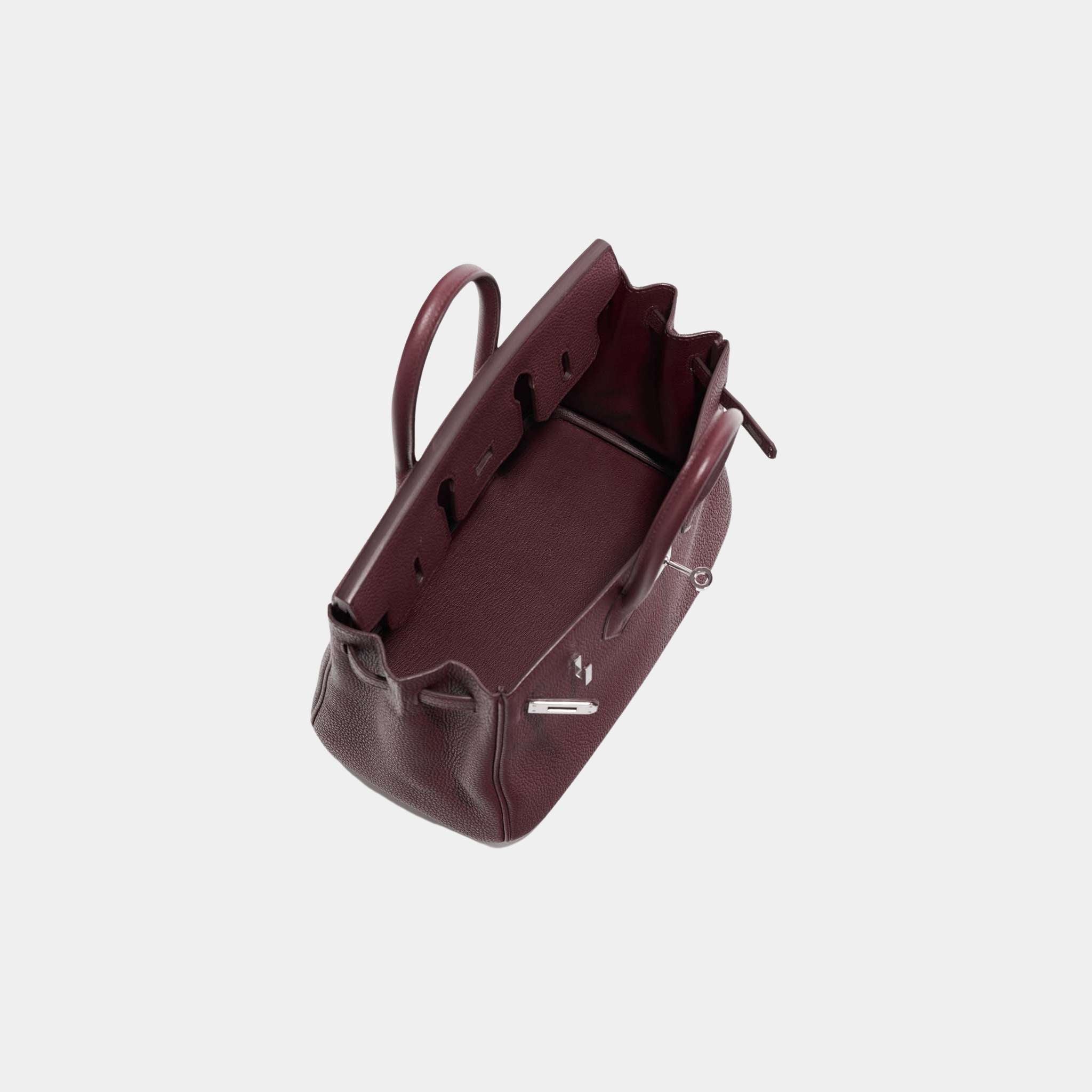 Birkin 25 Togo Rouge H PHW - Image 3