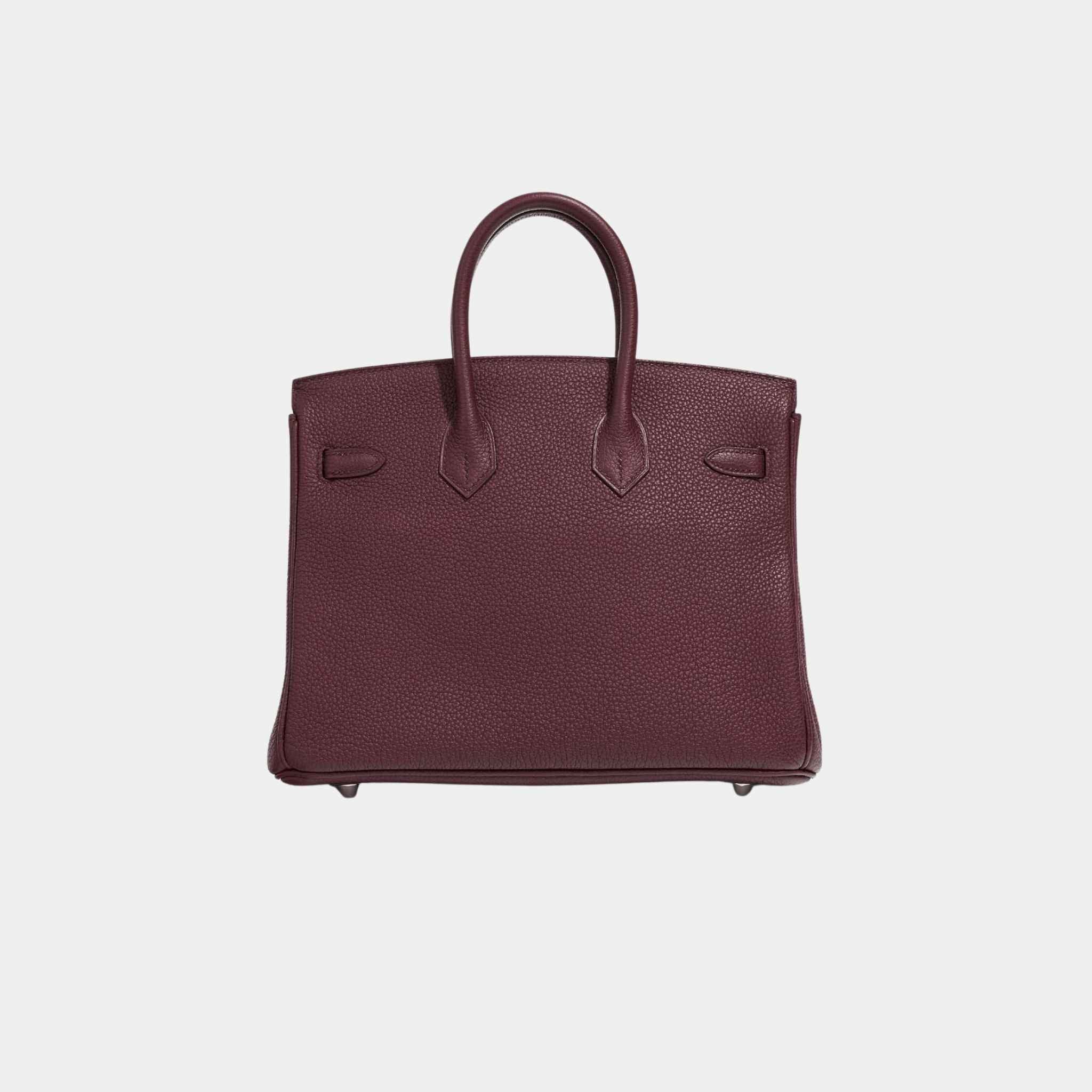 Birkin 25 Togo Rouge H PHW - Image 4