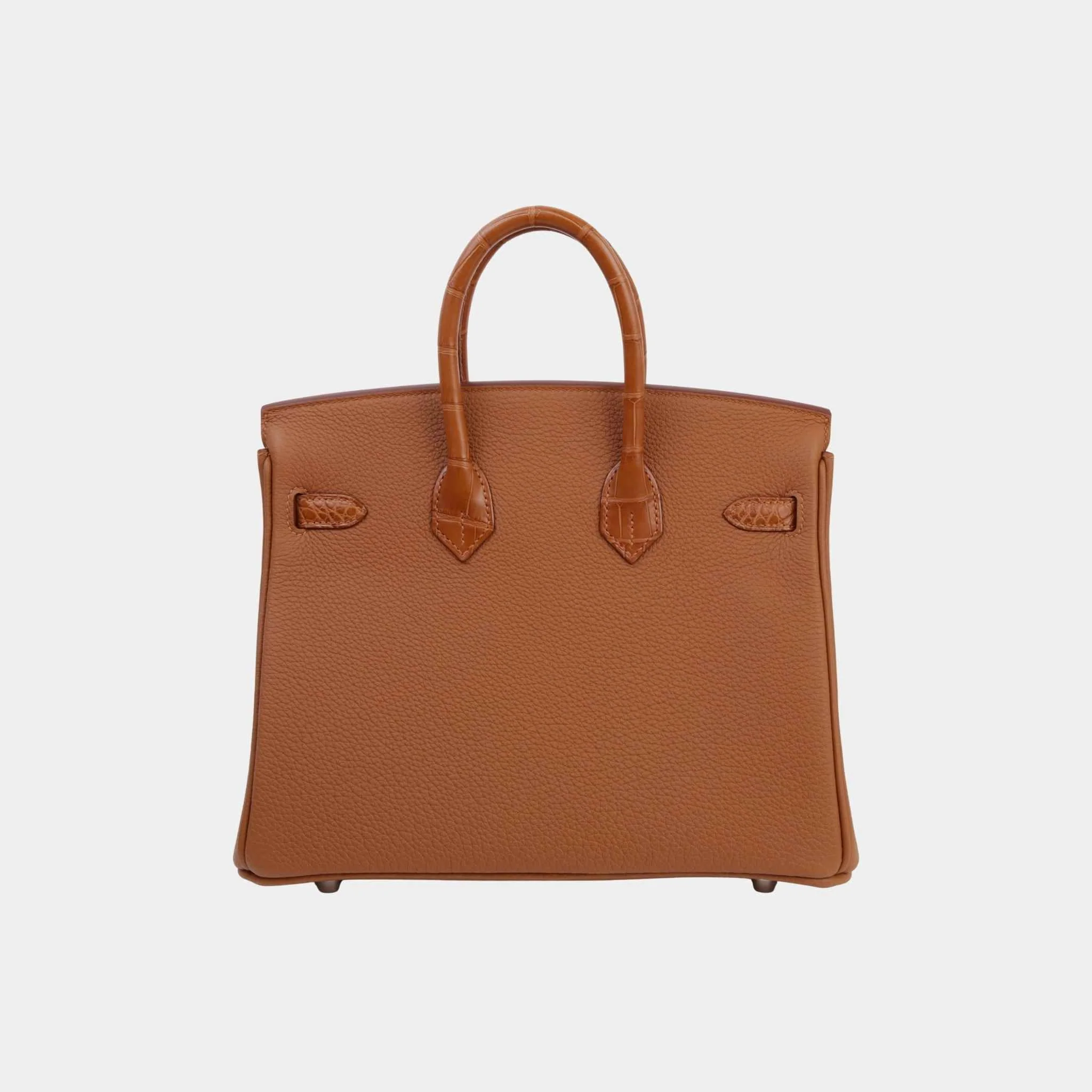 Birkin 25 Touch Matte Alligator Togo PHW - Image 2