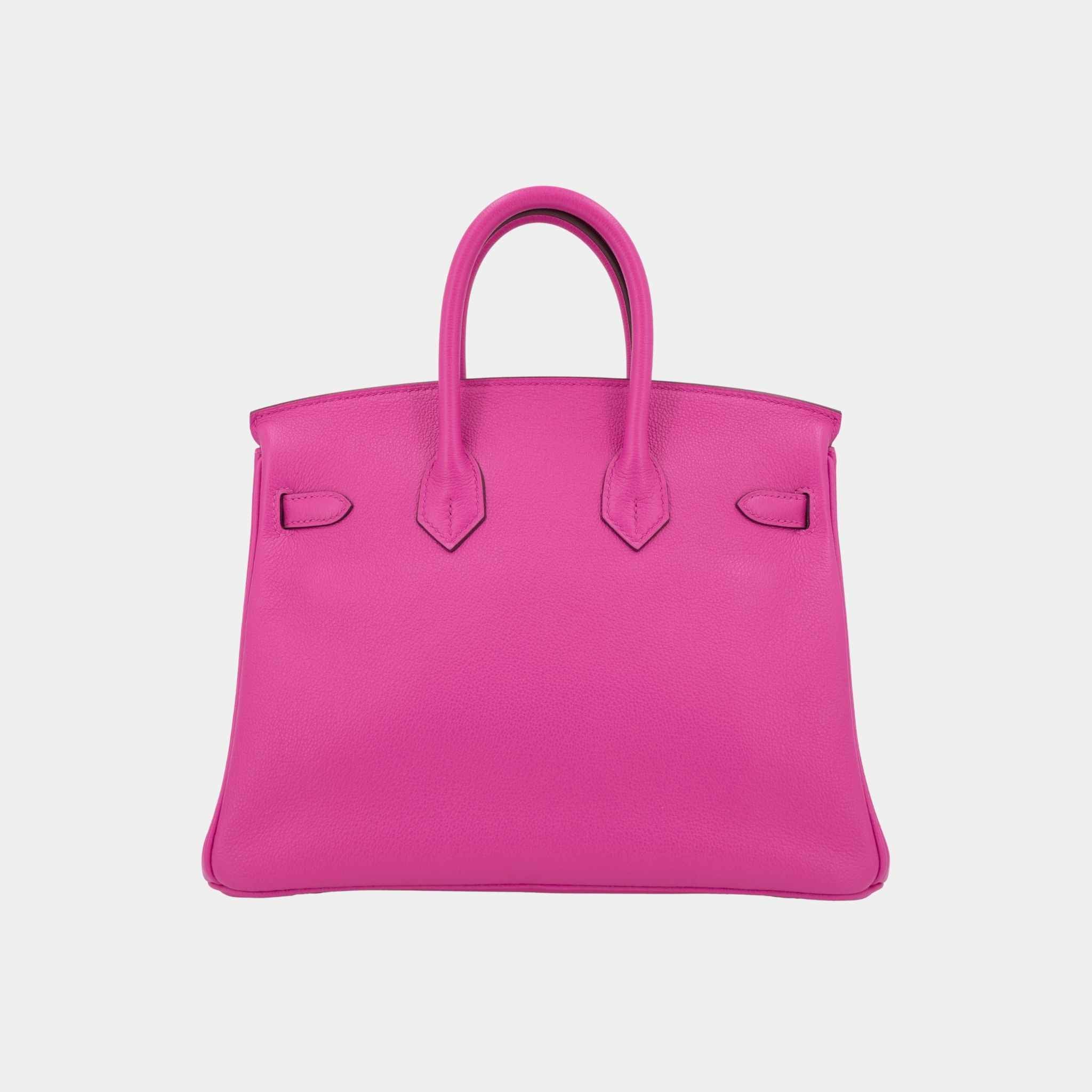 Birkin 25 Verso Taurillion Novillo Magnolia/Capucine PHW - Image 2