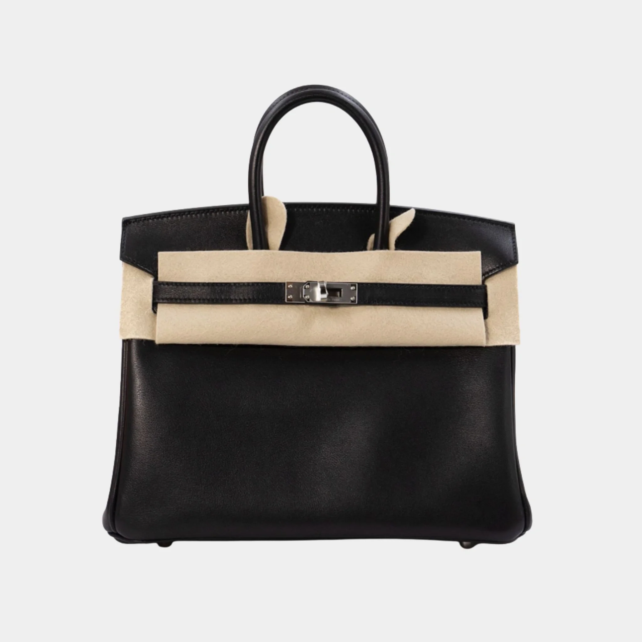 Birkin 25 Volupto Leather Black PHW