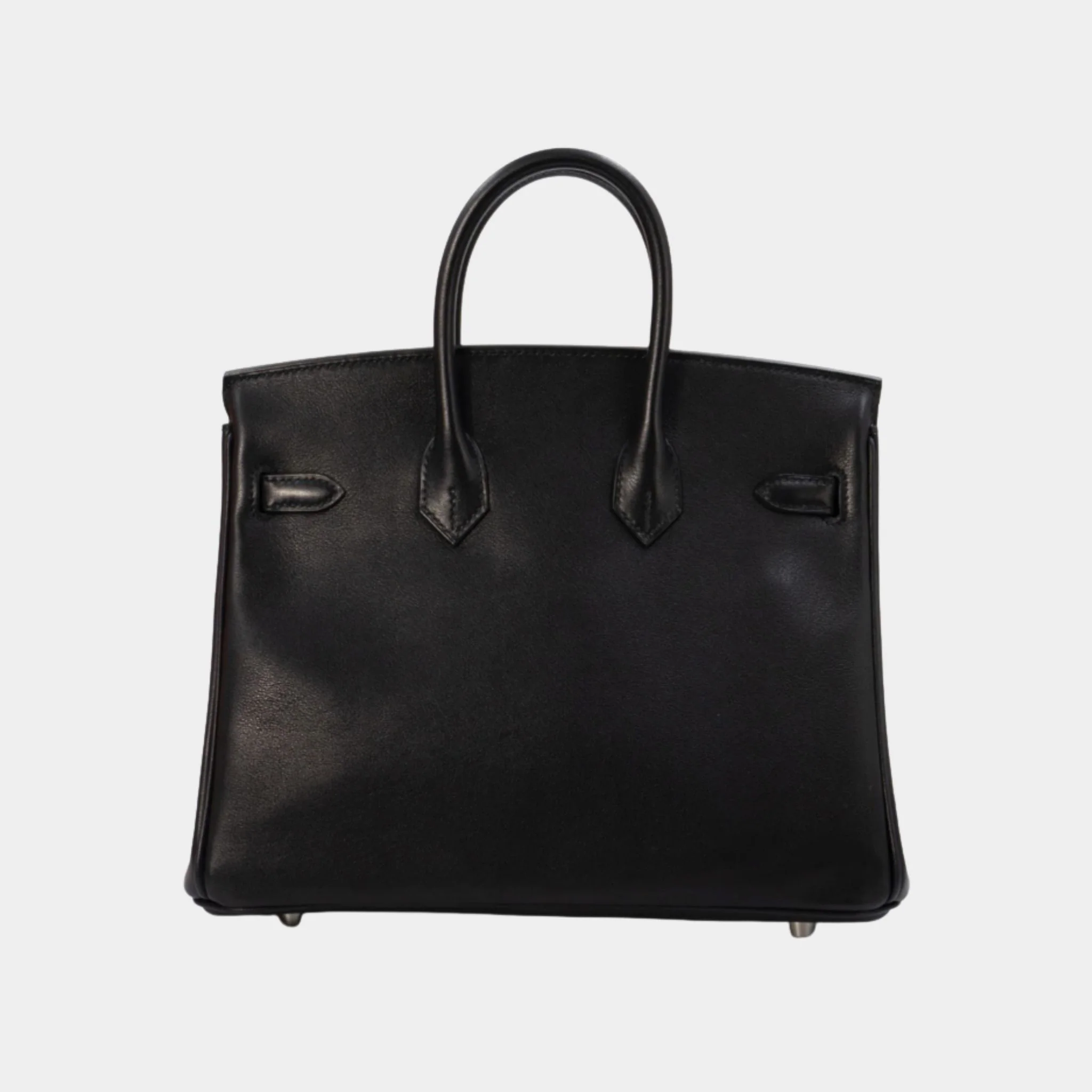 Birkin 25 Volupto Leather Black PHW - Image 2