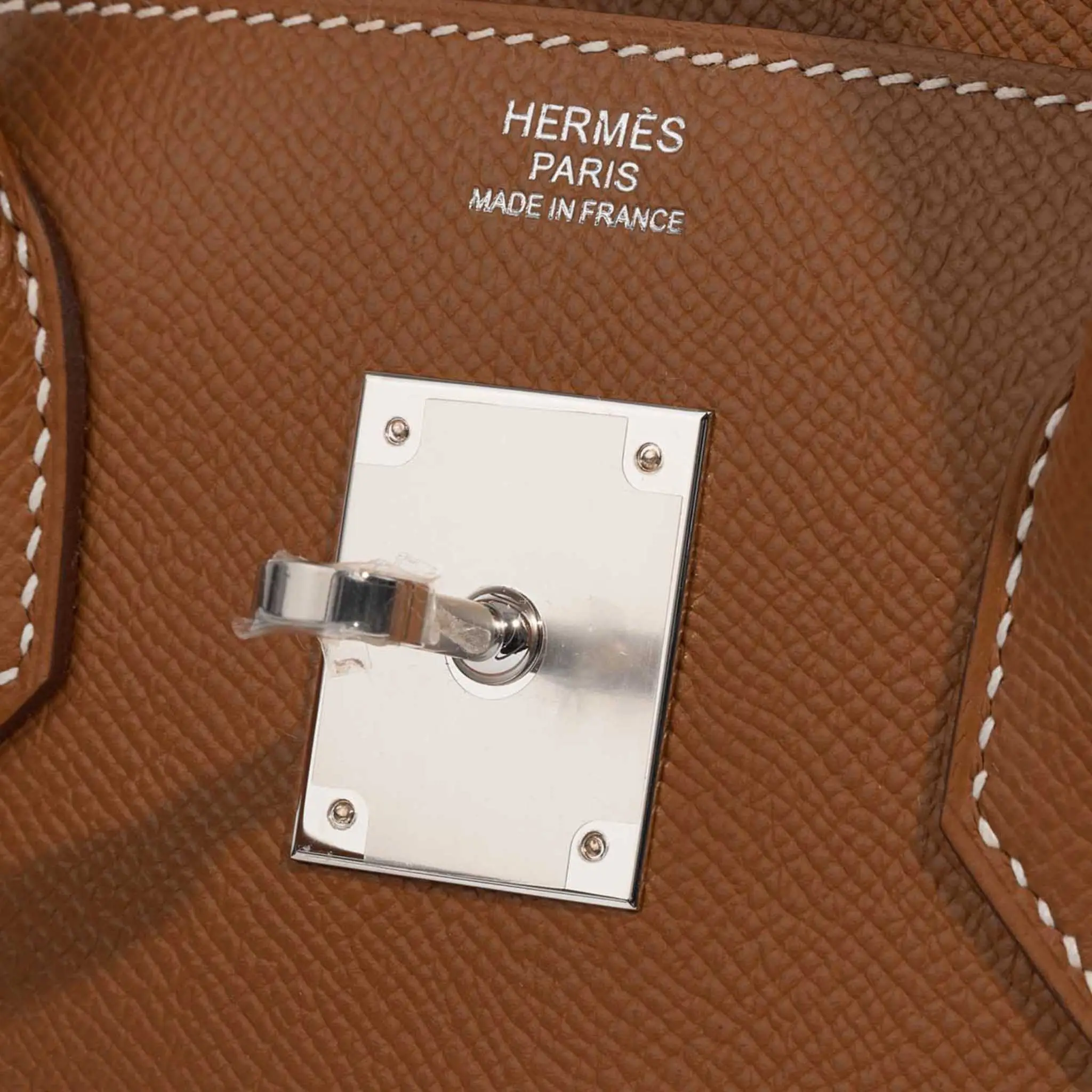 Birkin 30 Epsom Gold PHW - Image 4