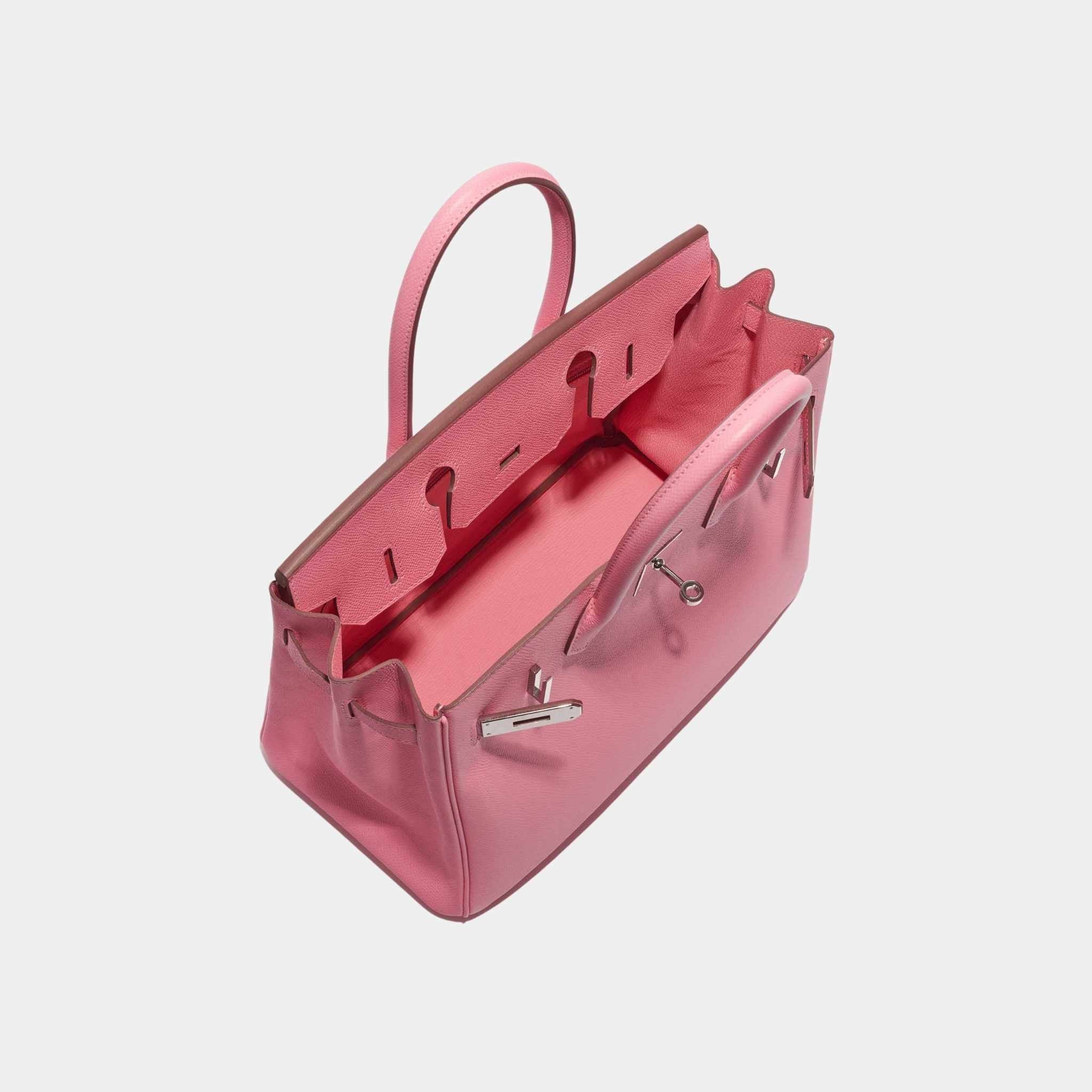 Birkin 30 Epsom Rose Confetti PHW - Image 2