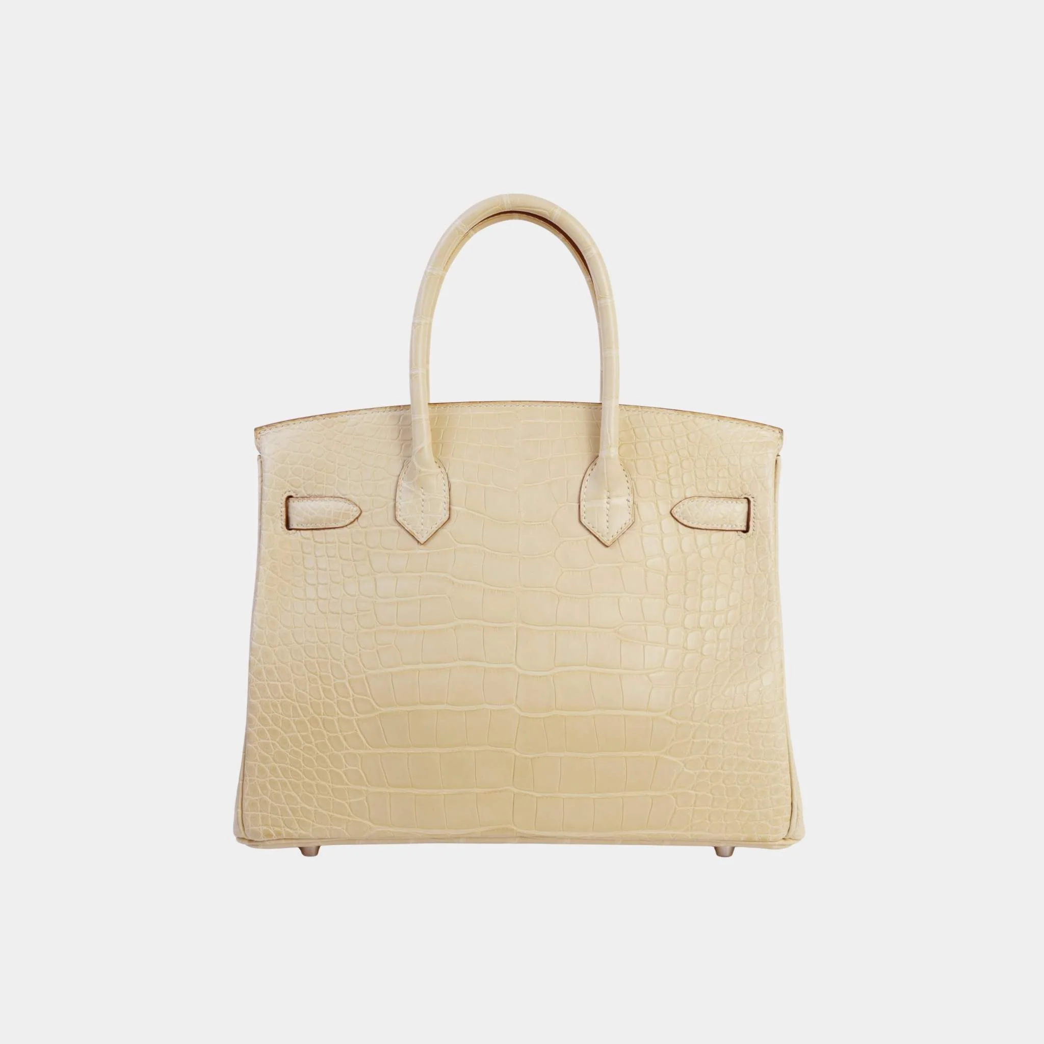 Birkin 30 Matte Alligator Vanille PHW - Image 2