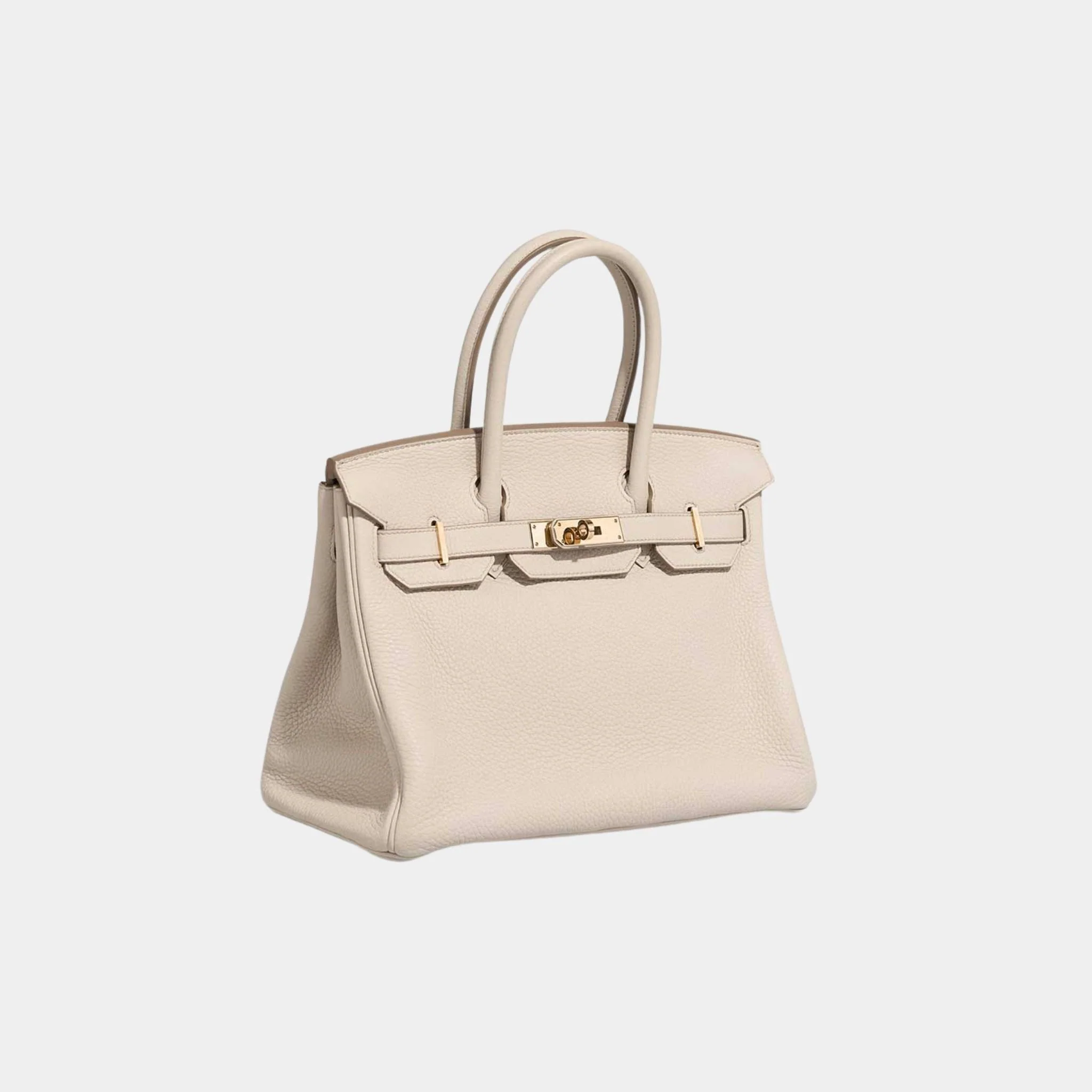 Birkin 30 Togo Beton GHW - Image 3