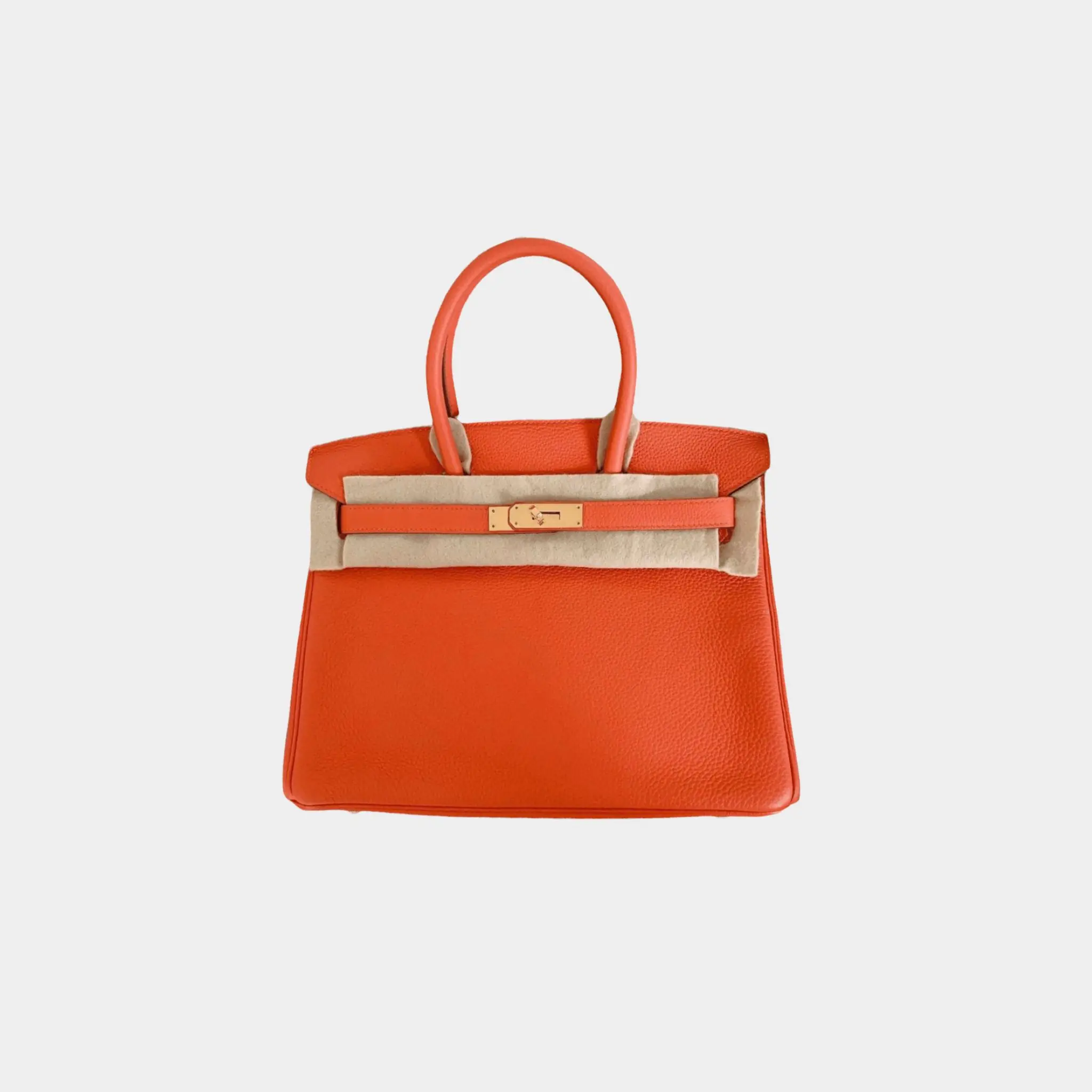 Hermes Birkin 30 Togo Feu Orange GHW