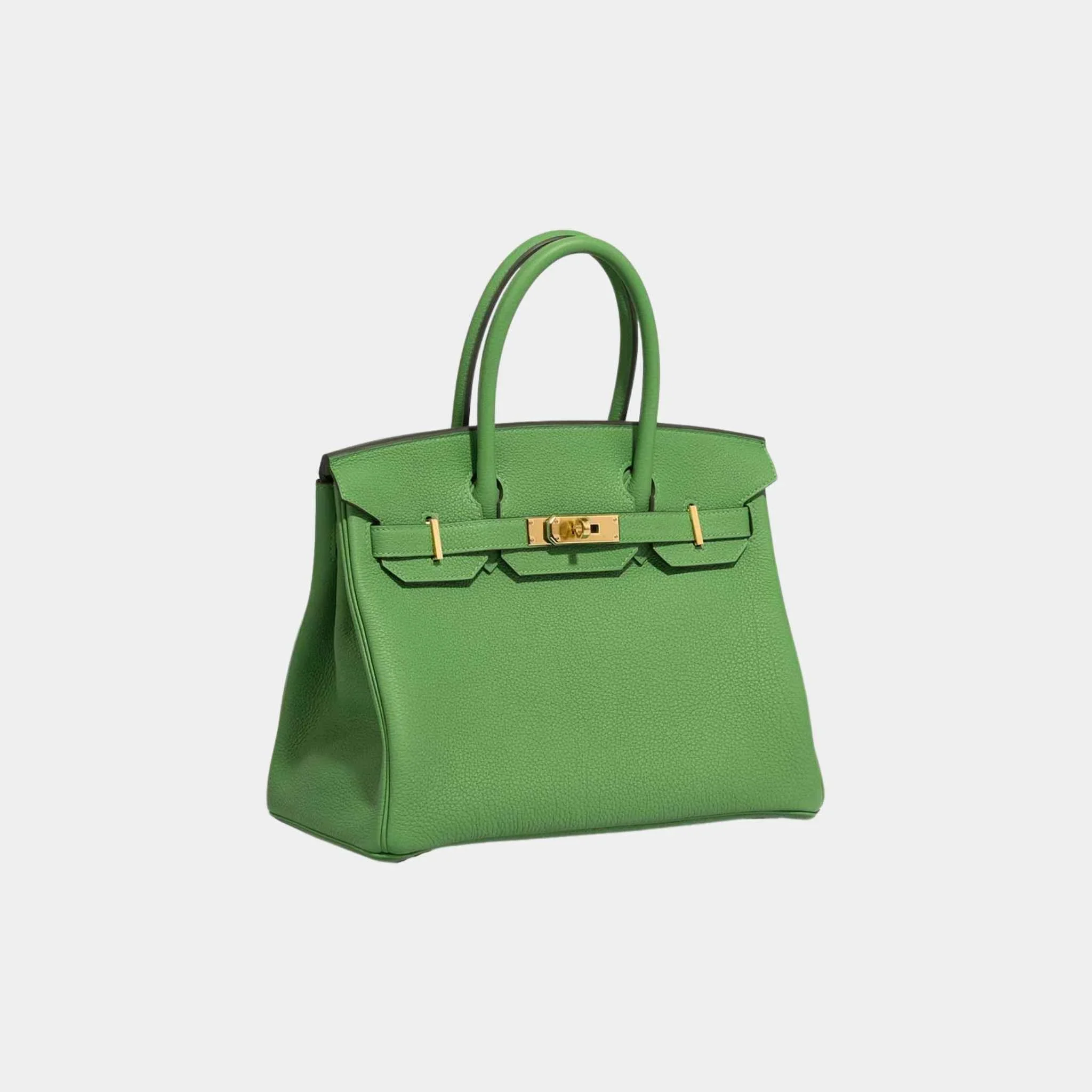 Birkin 30 Togo Vert Yucca GHW - Image 2