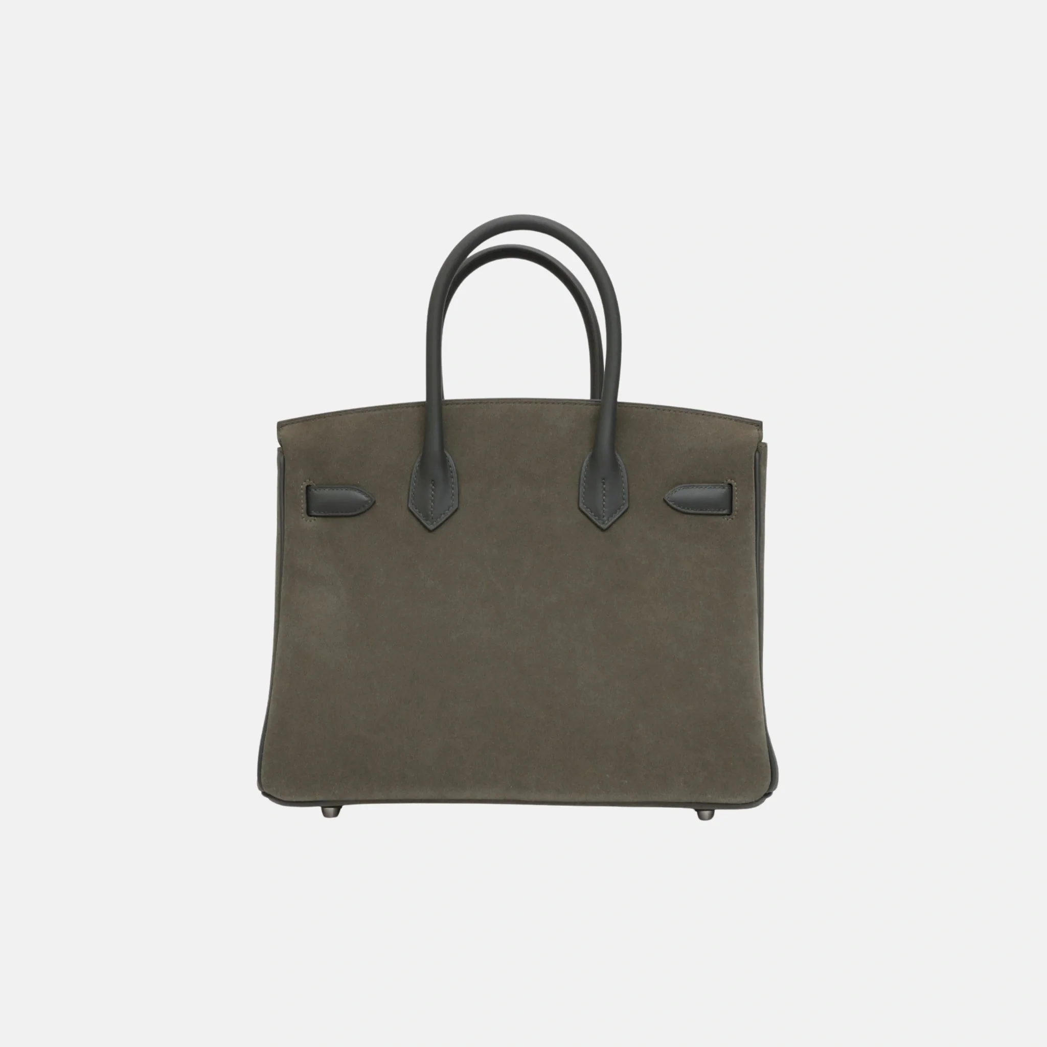Birkin 30 Vert Mangrove Swift/Doblis Suede PHW - Image 2
