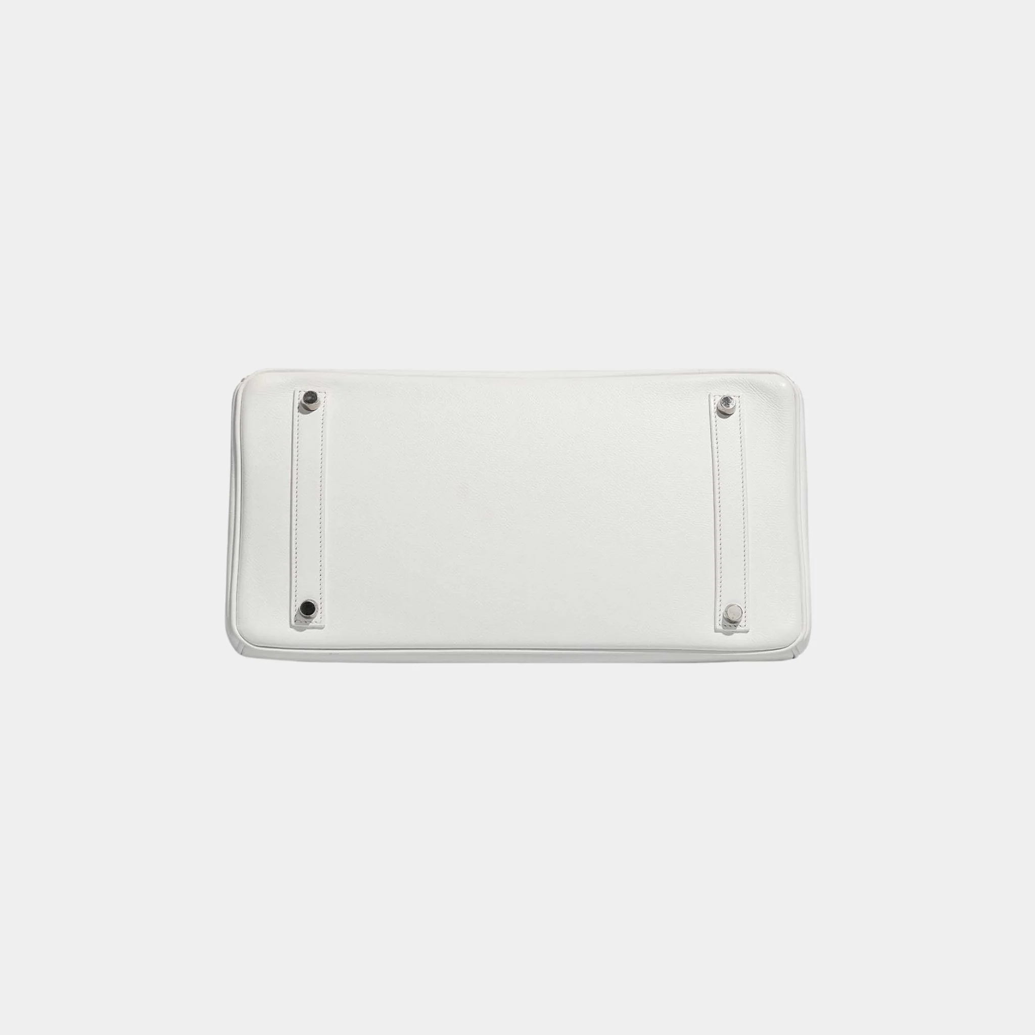 Birkin 35 Epsom White PHW - Image 2