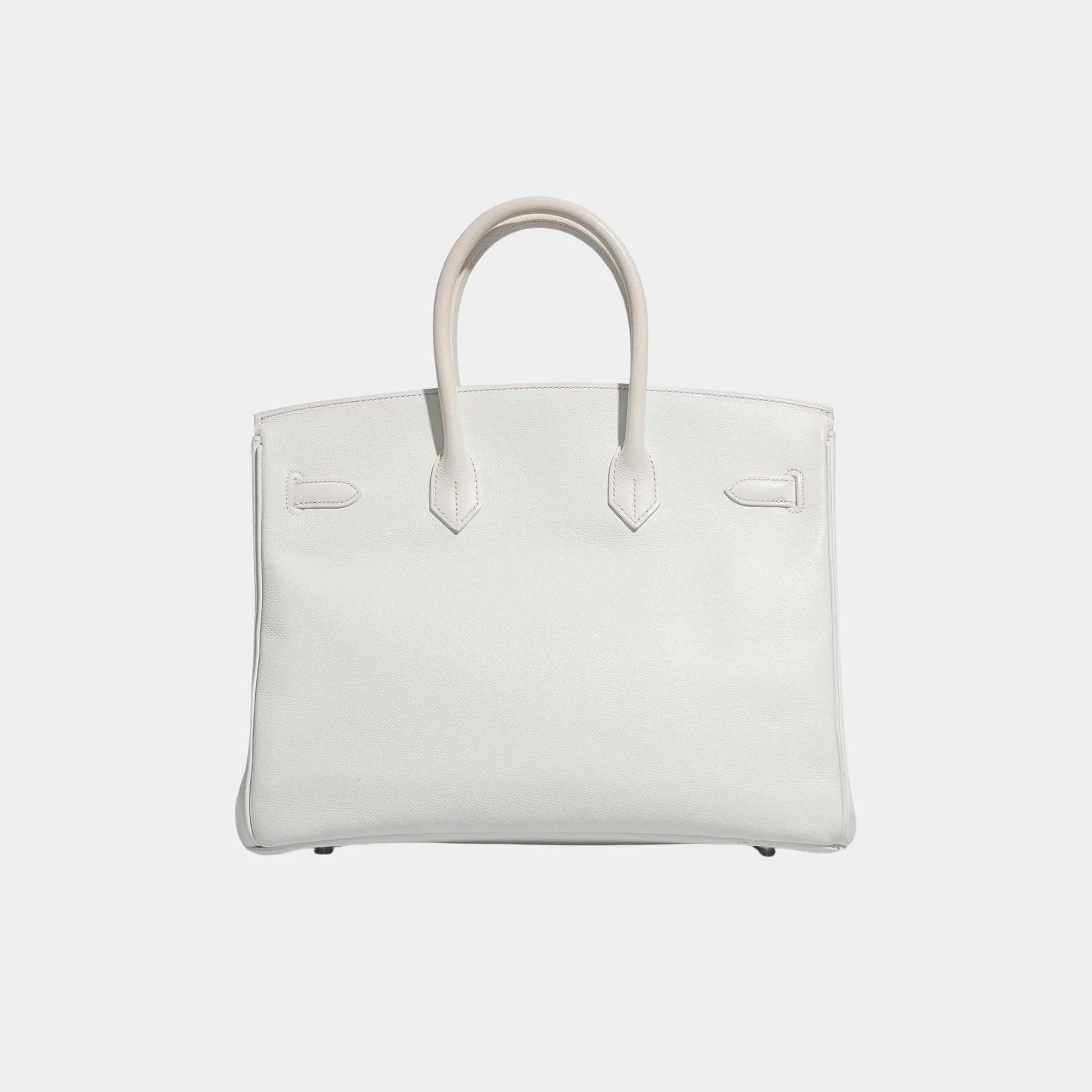 Birkin 35 Epsom White PHW - Image 3
