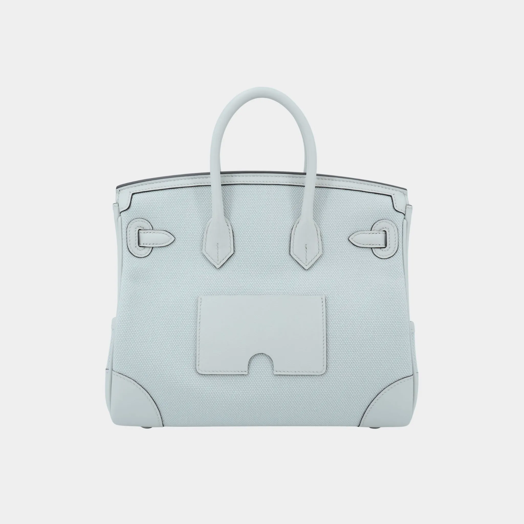 Birkin Cargo 25 Canvas-Swift Gris Platine PHW - Image 2