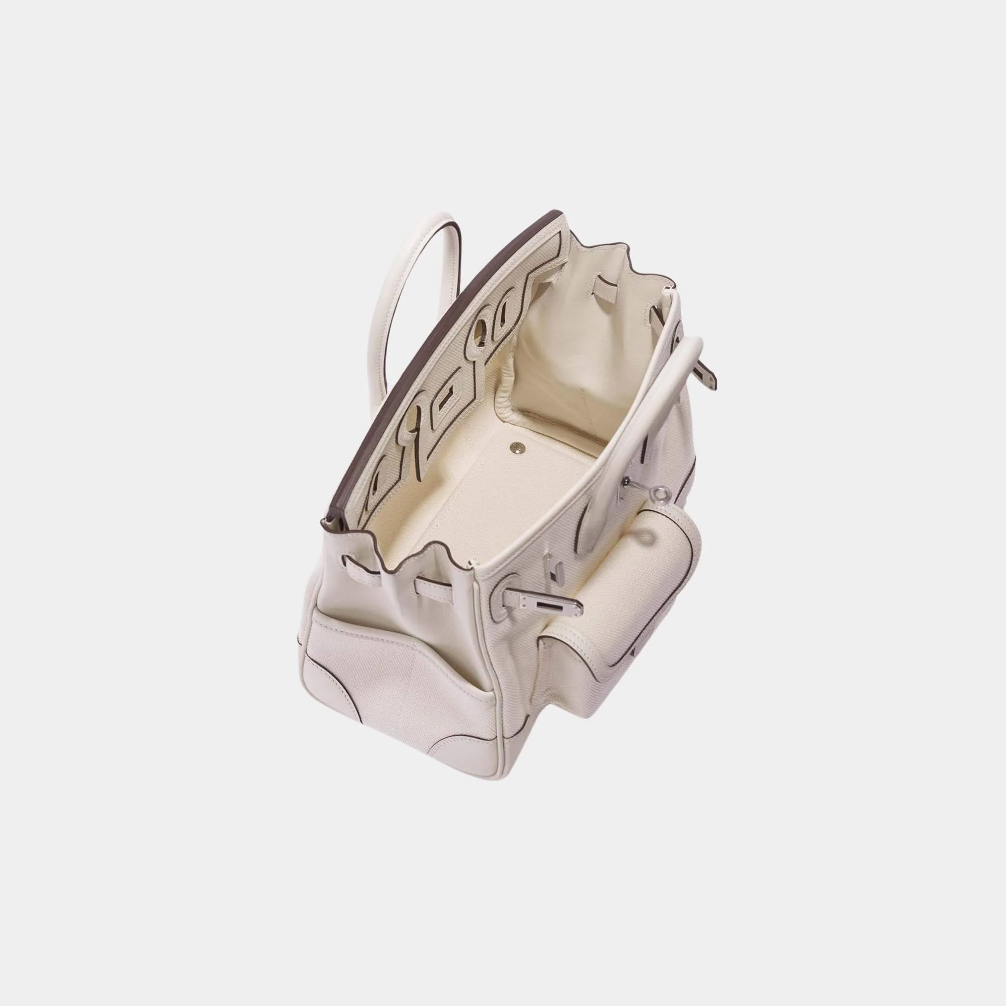 Birkin Cargo 25 Toile Swift Nata - Image 2