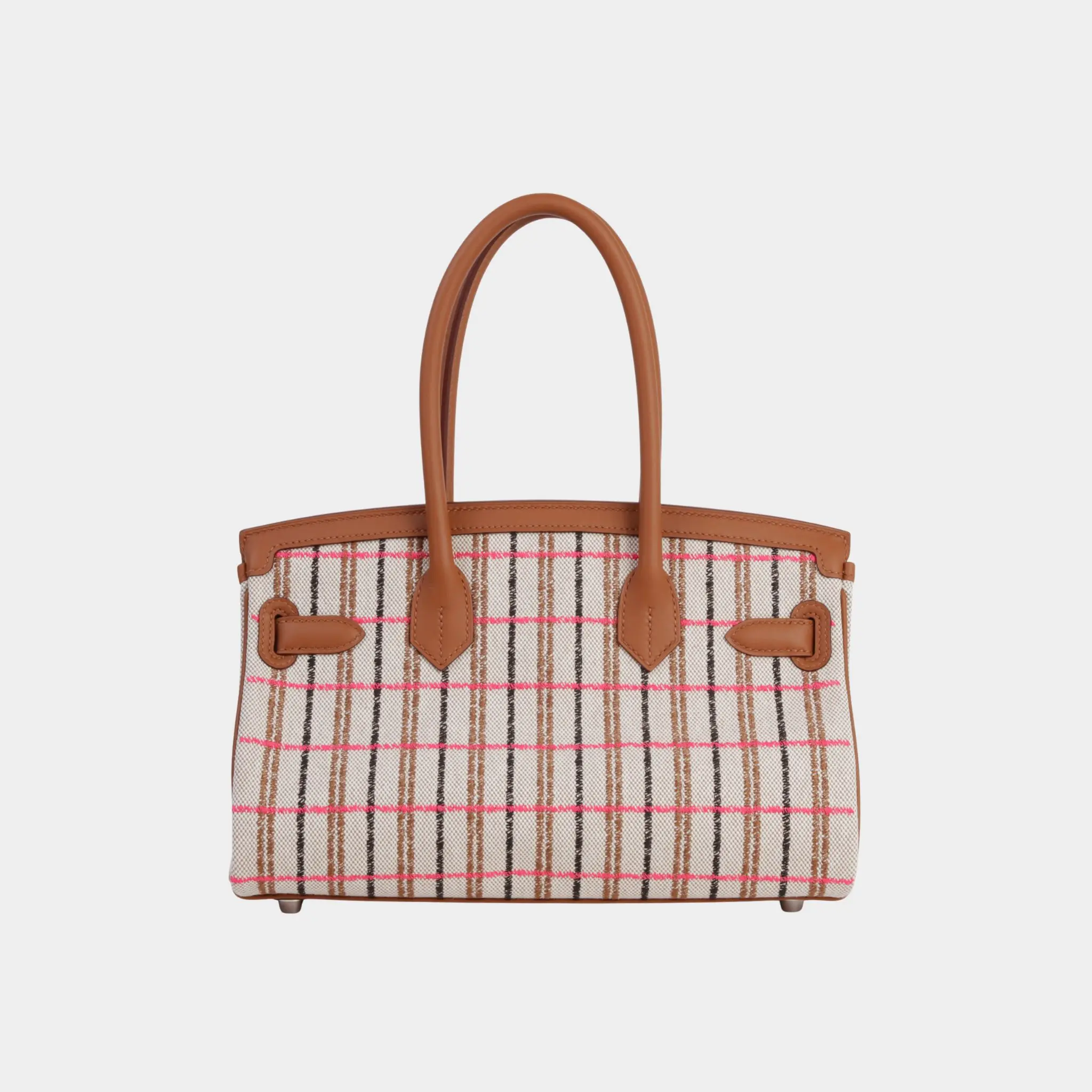 Birkin Shoulder Light 29 Swift-Toile H Canvas Gold PHW - Image 2