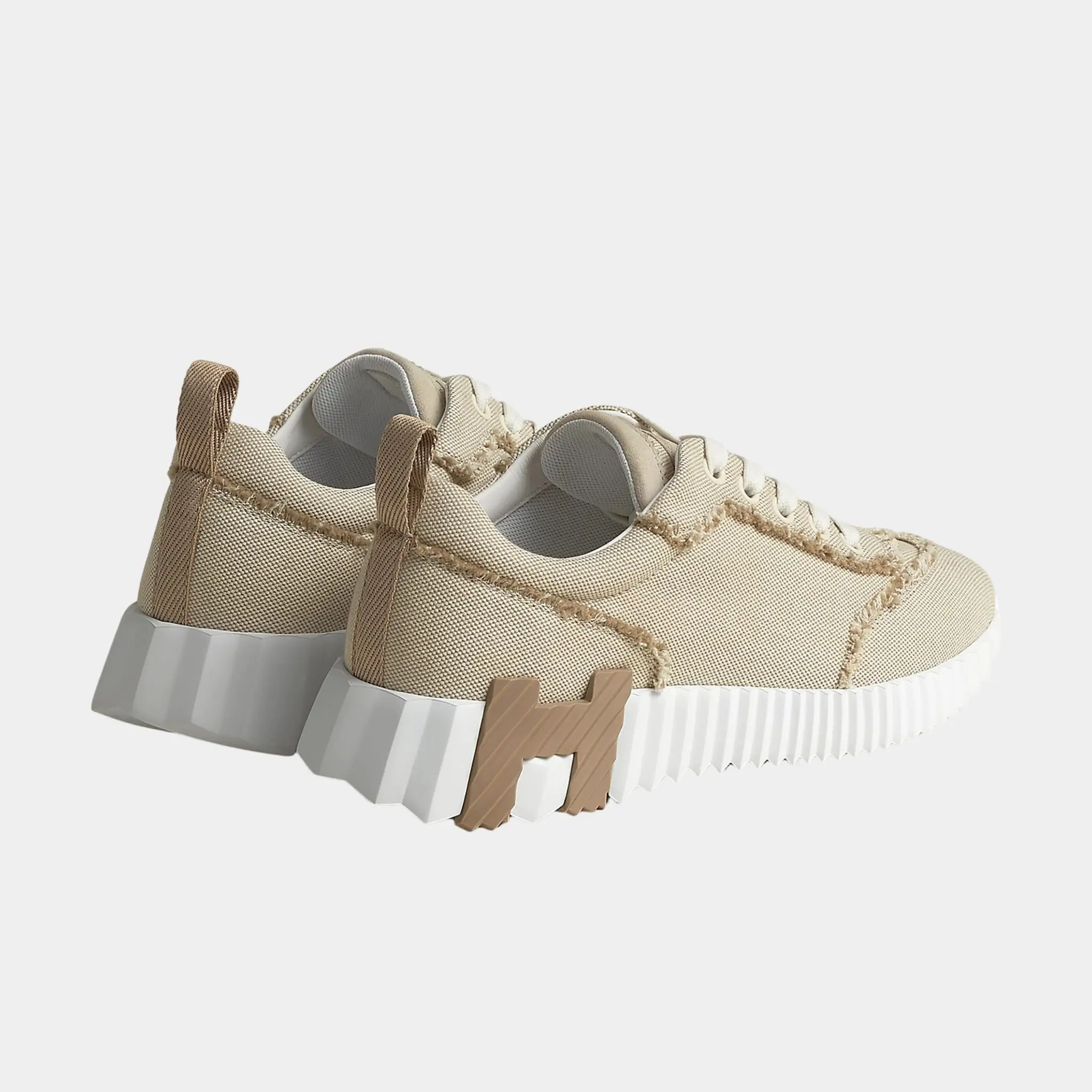 Bouncing Sneaker Fringed Canvas & Suede Women - Image 3