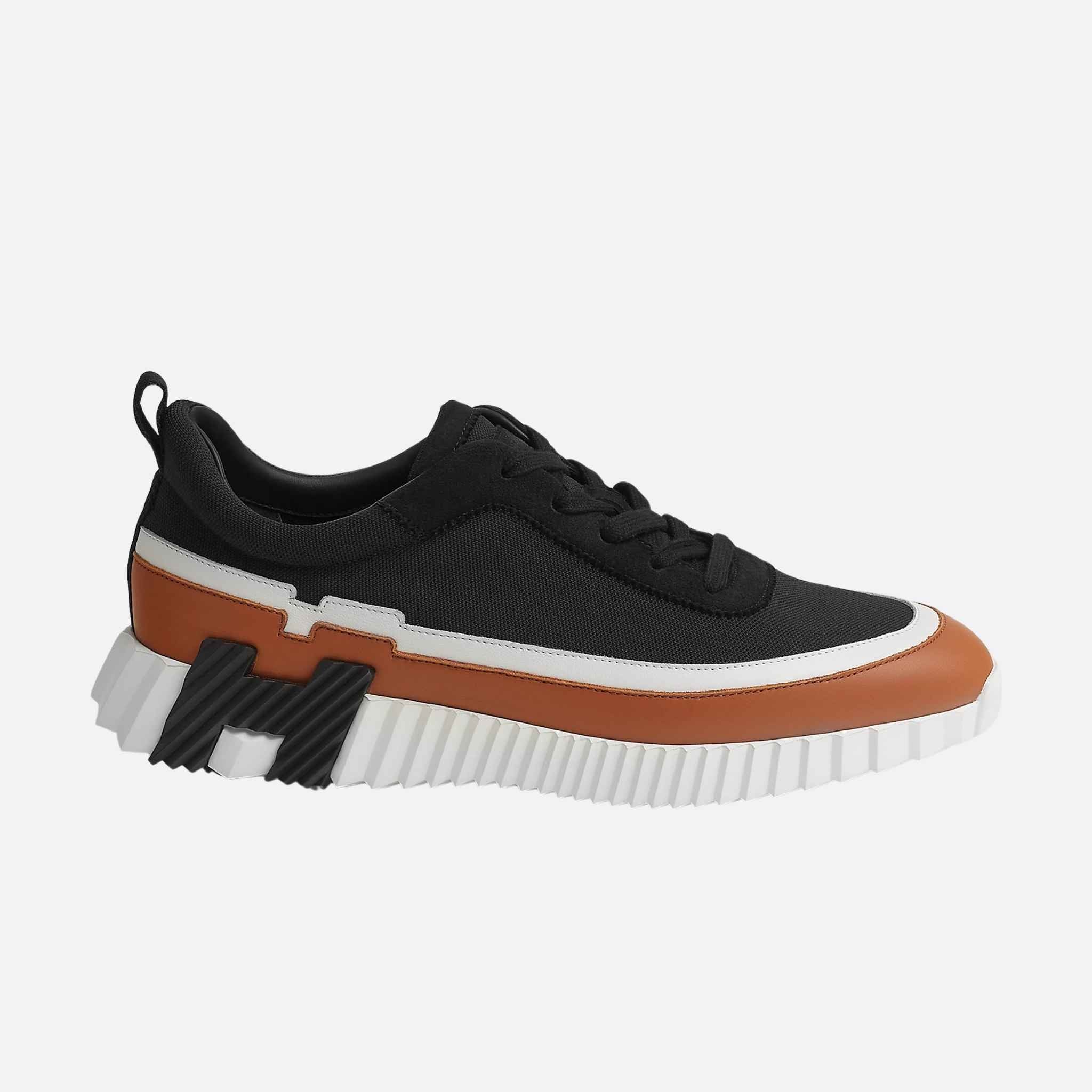 Bouncing Sneaker Knit Calfskin Suede Men - Image 2