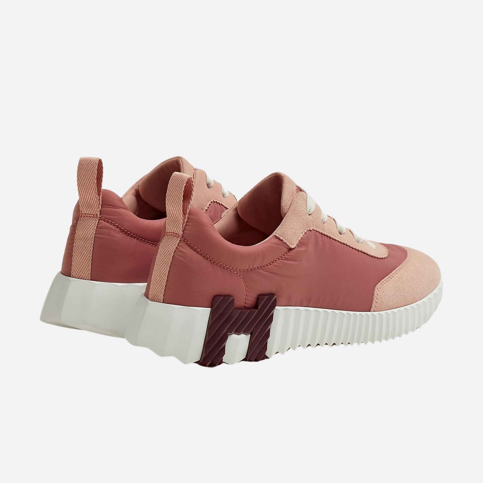 Bouncing Sneaker Parachute Fabric Suede Women - Image 3