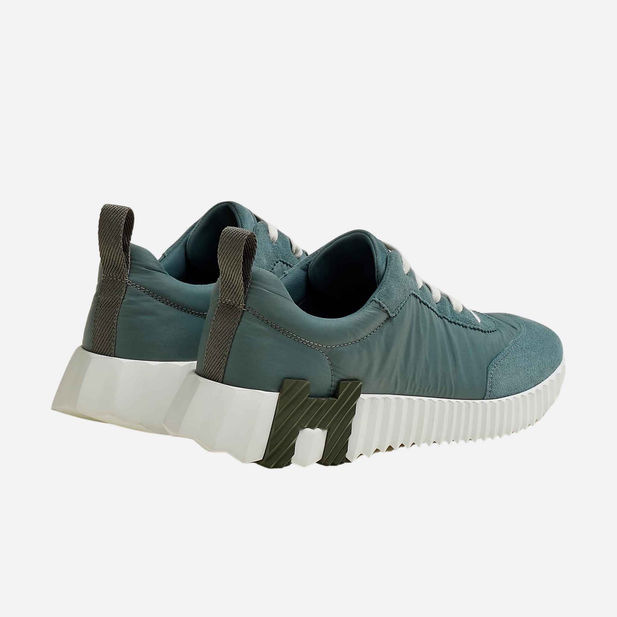 Bouncing Sneaker Parachute Fabric Suede Women - Image 6