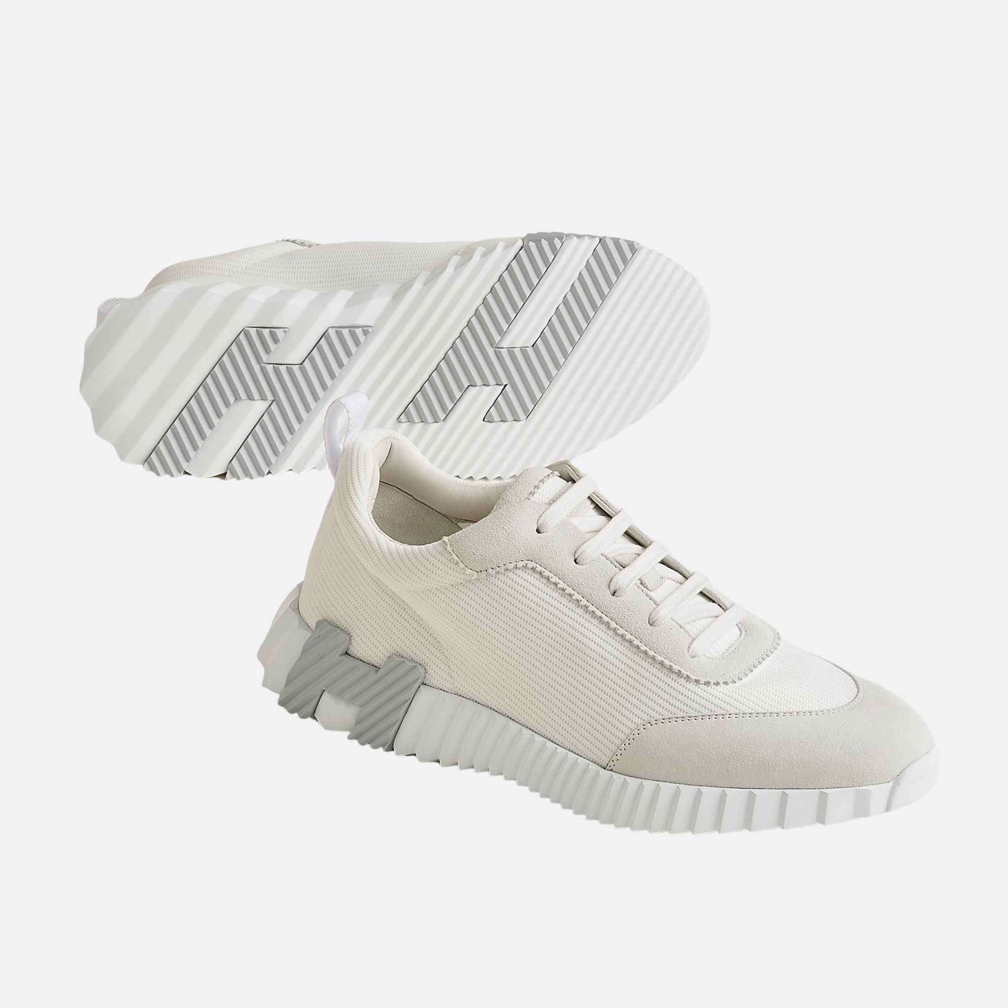 Bouncing Sneaker Technical Mesh and Suede Men