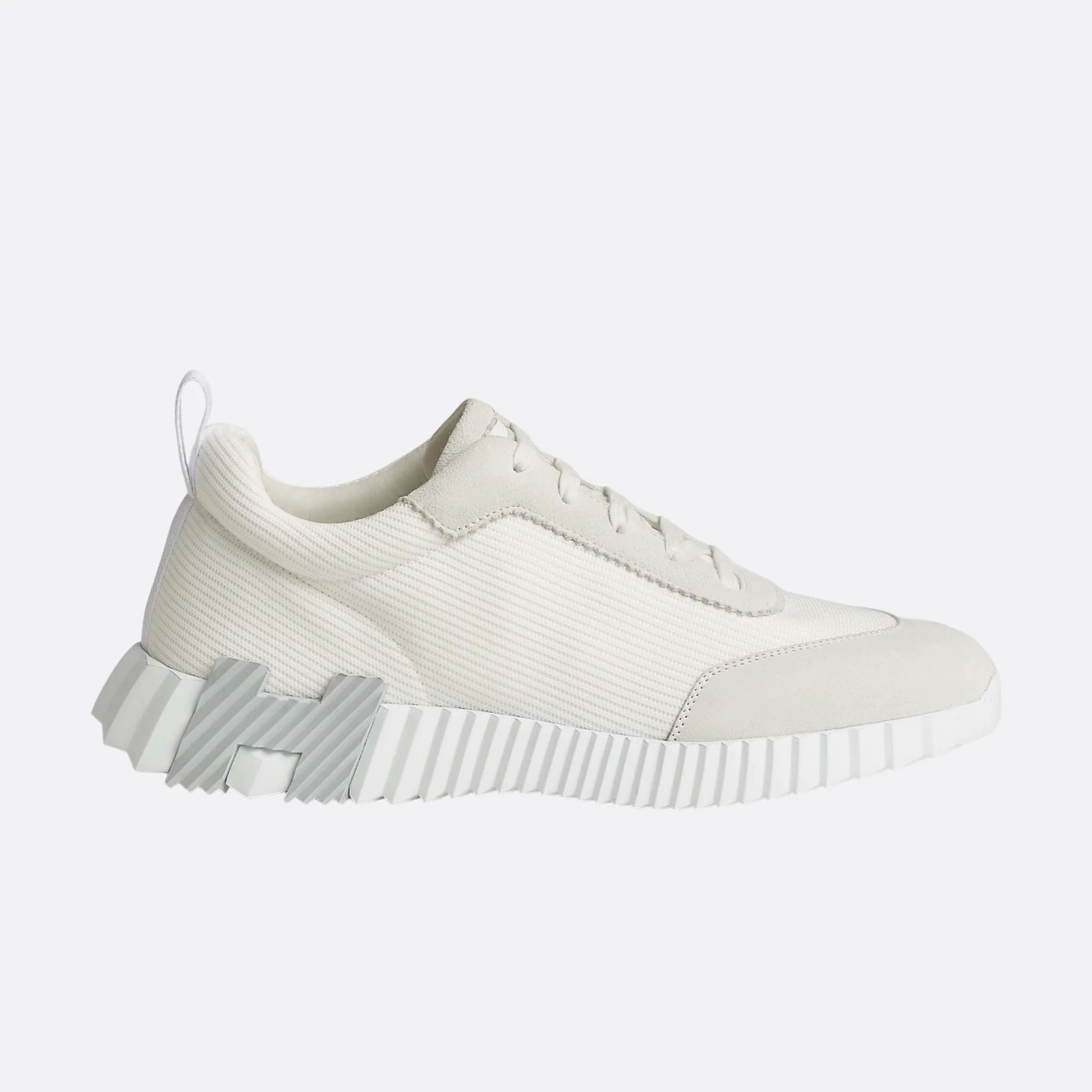 Bouncing Sneaker Technical Mesh and Suede Men - Image 2