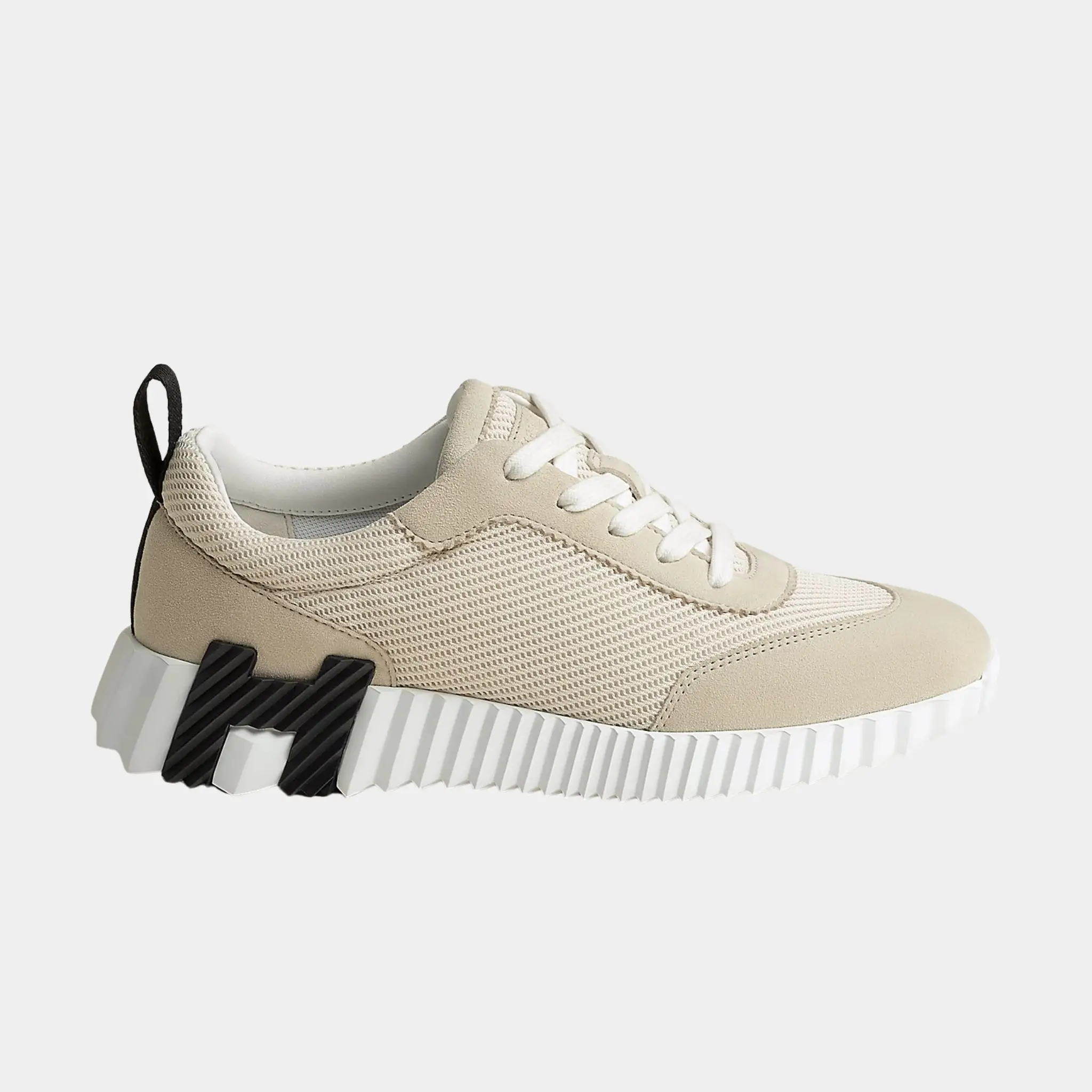 Bouncing Sneaker Textured Mesh Suede Women - Image 5