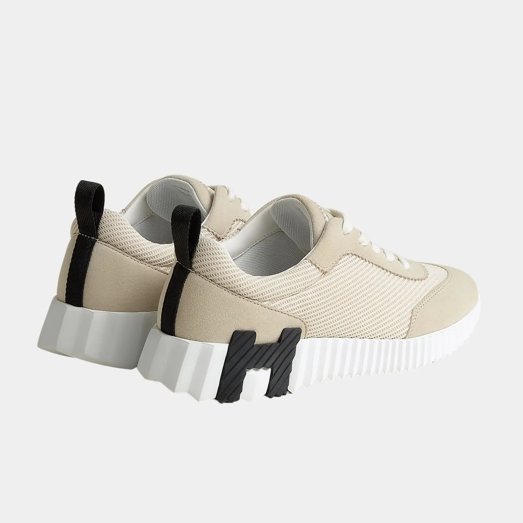 Bouncing Sneaker Textured Mesh Suede Women - Image 6