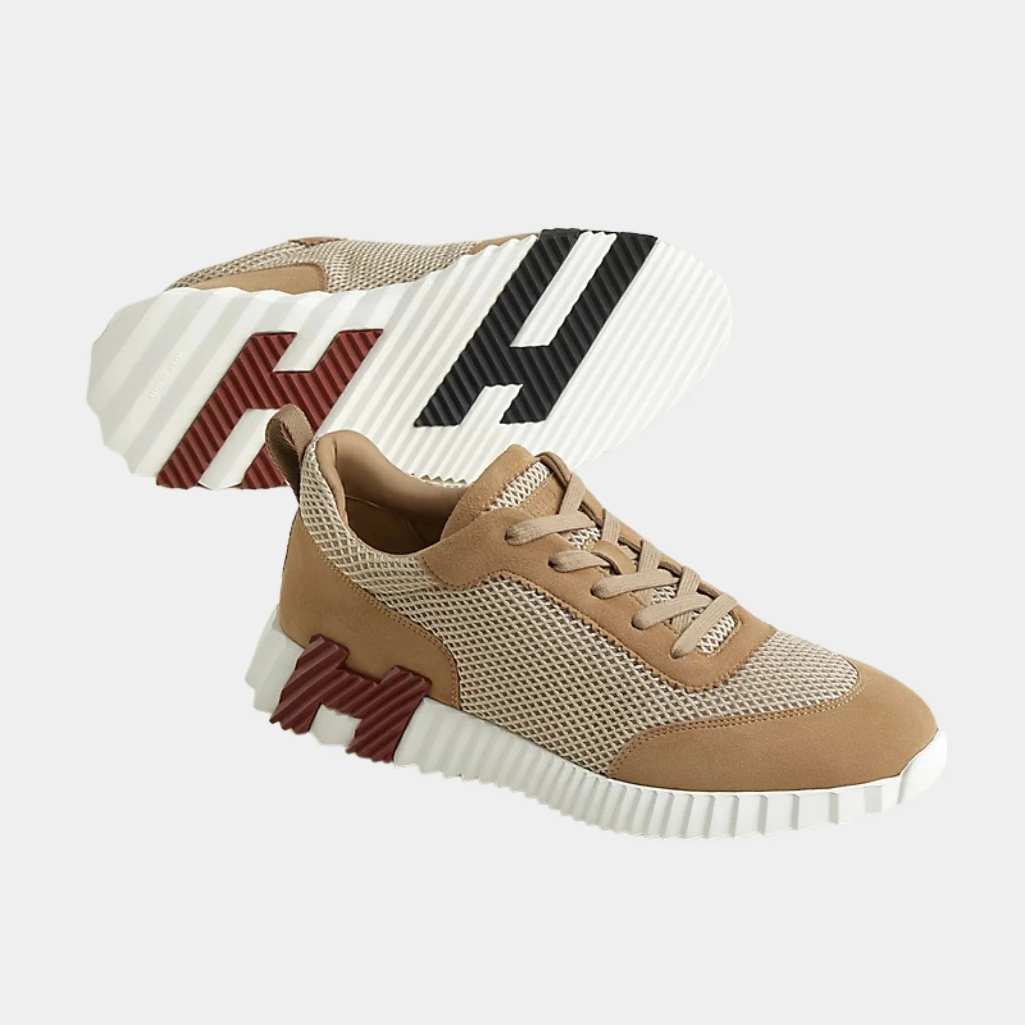 Bouncing Sneakers Graphic Mesh Suede - Image 2