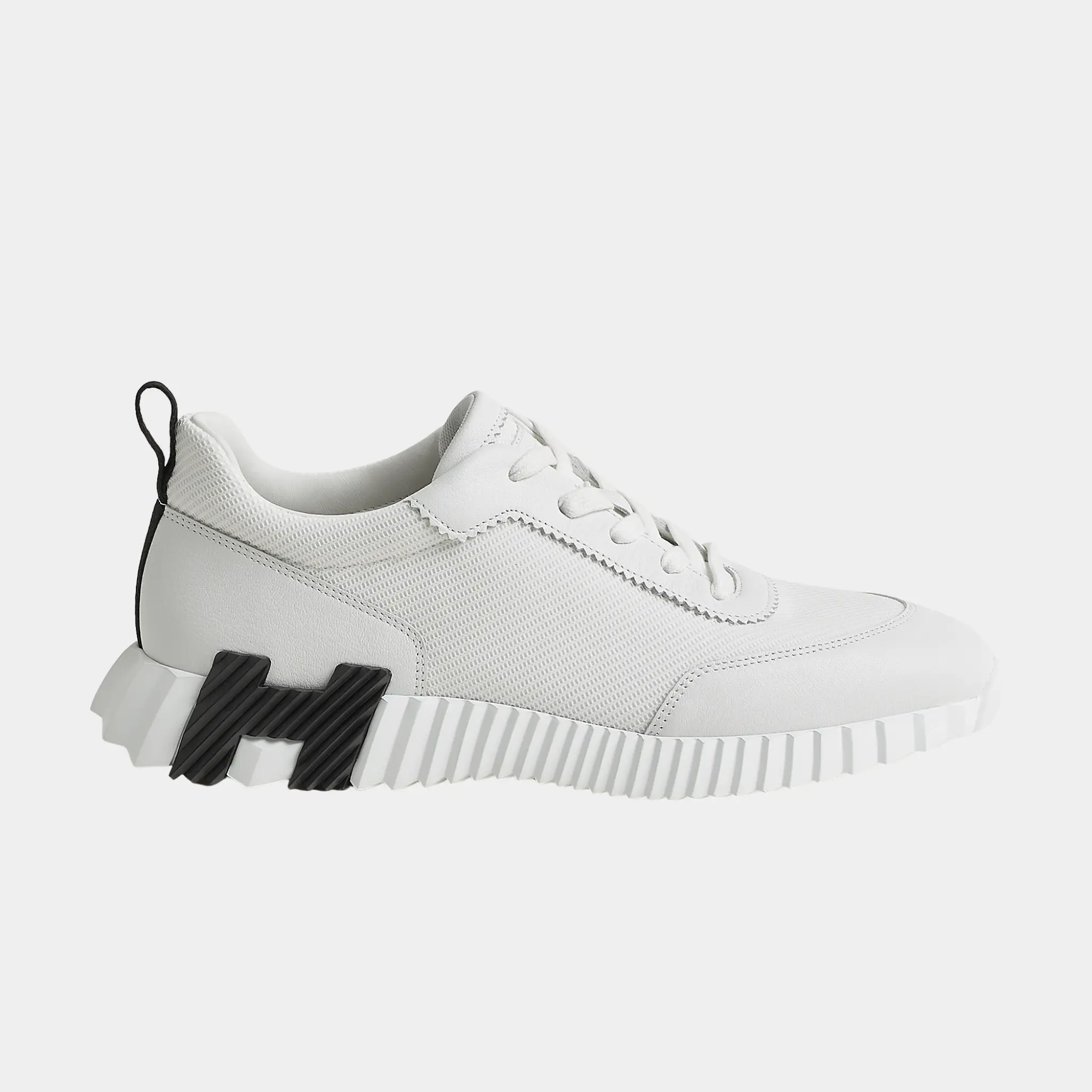 Bouncing Sneakers in Technical Mesh and Sporty Goatskin - Image 2