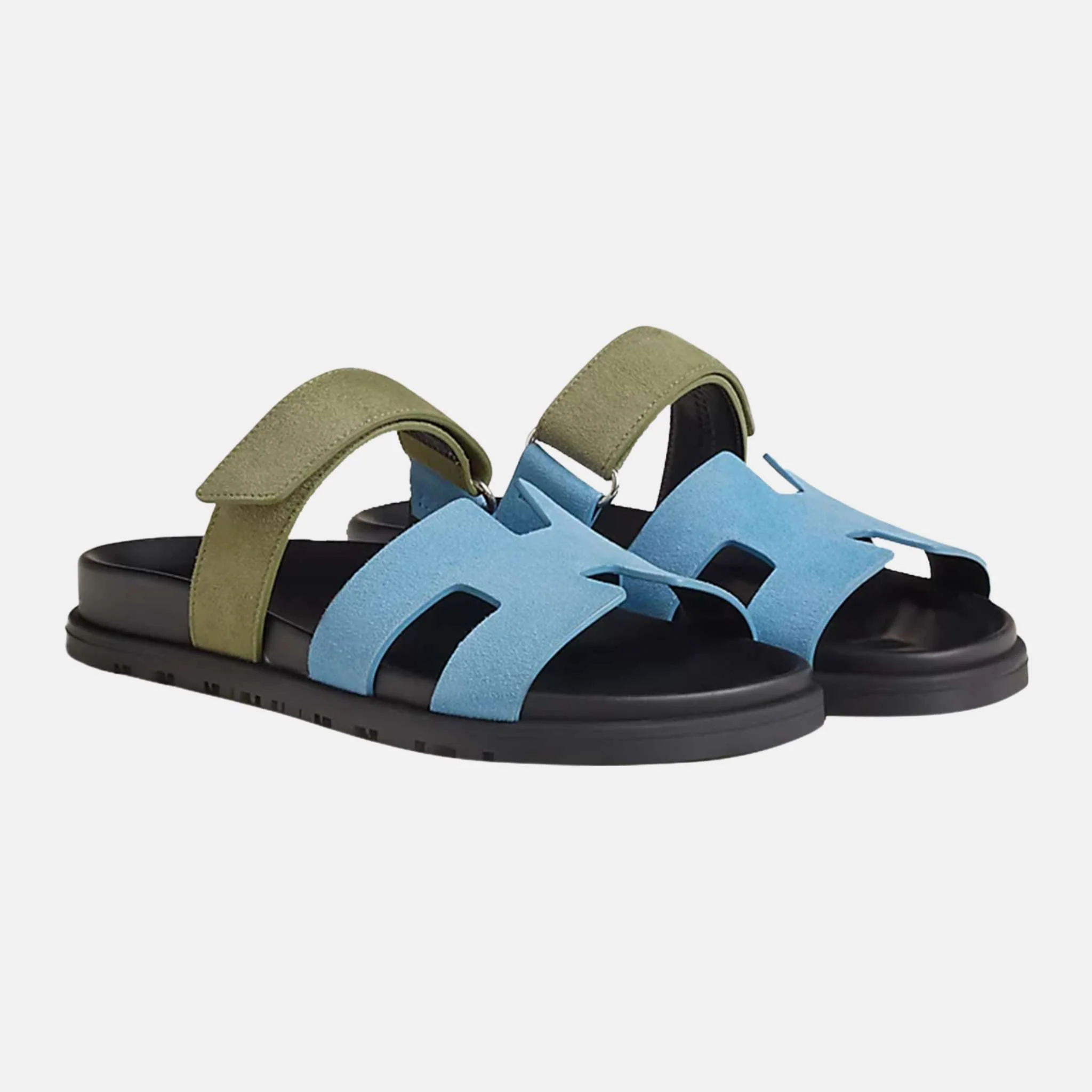 Chypre Sandal Duo Tone Suede Women - Image 4