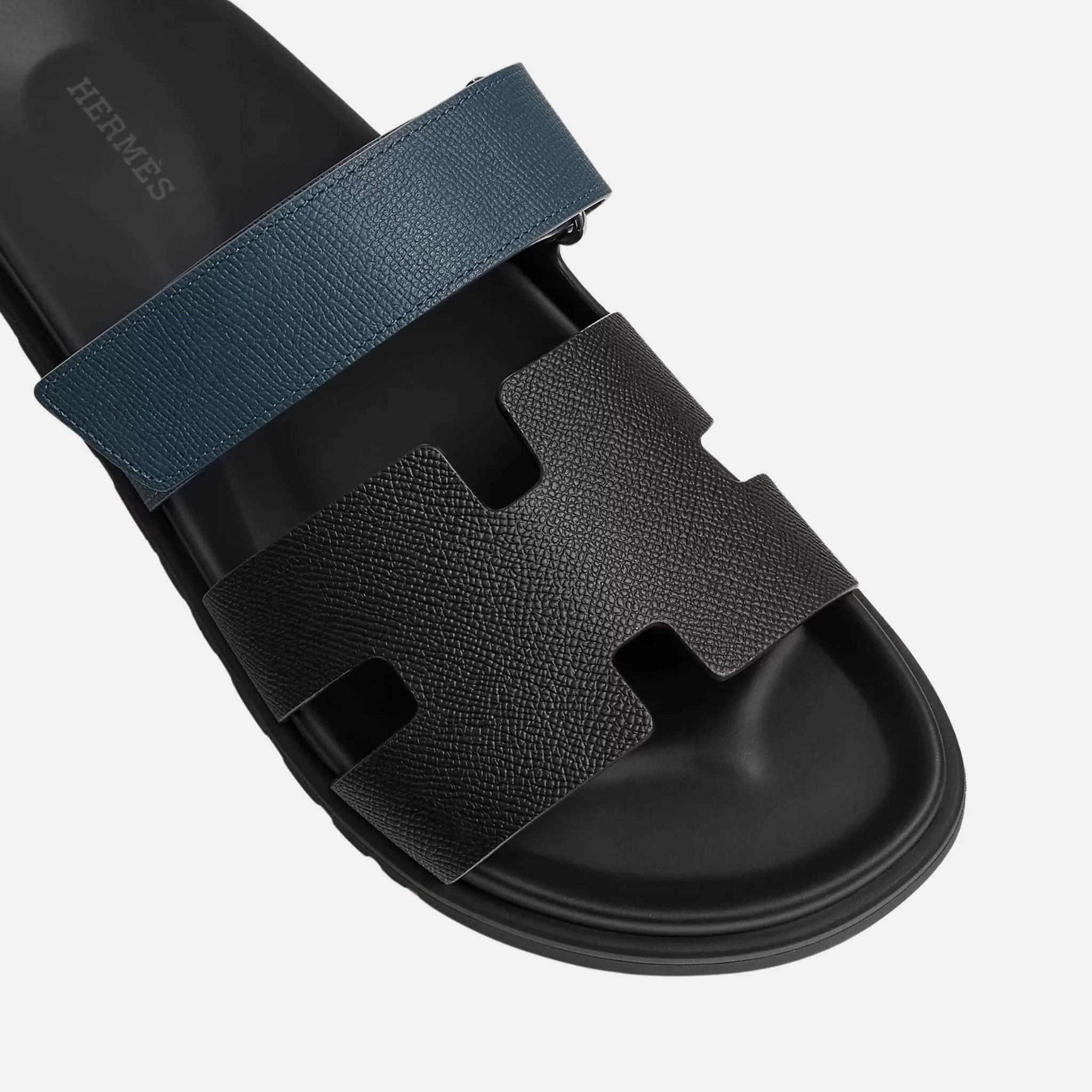 Chypre Sandal Epsom Black Bleu Men - Image 3