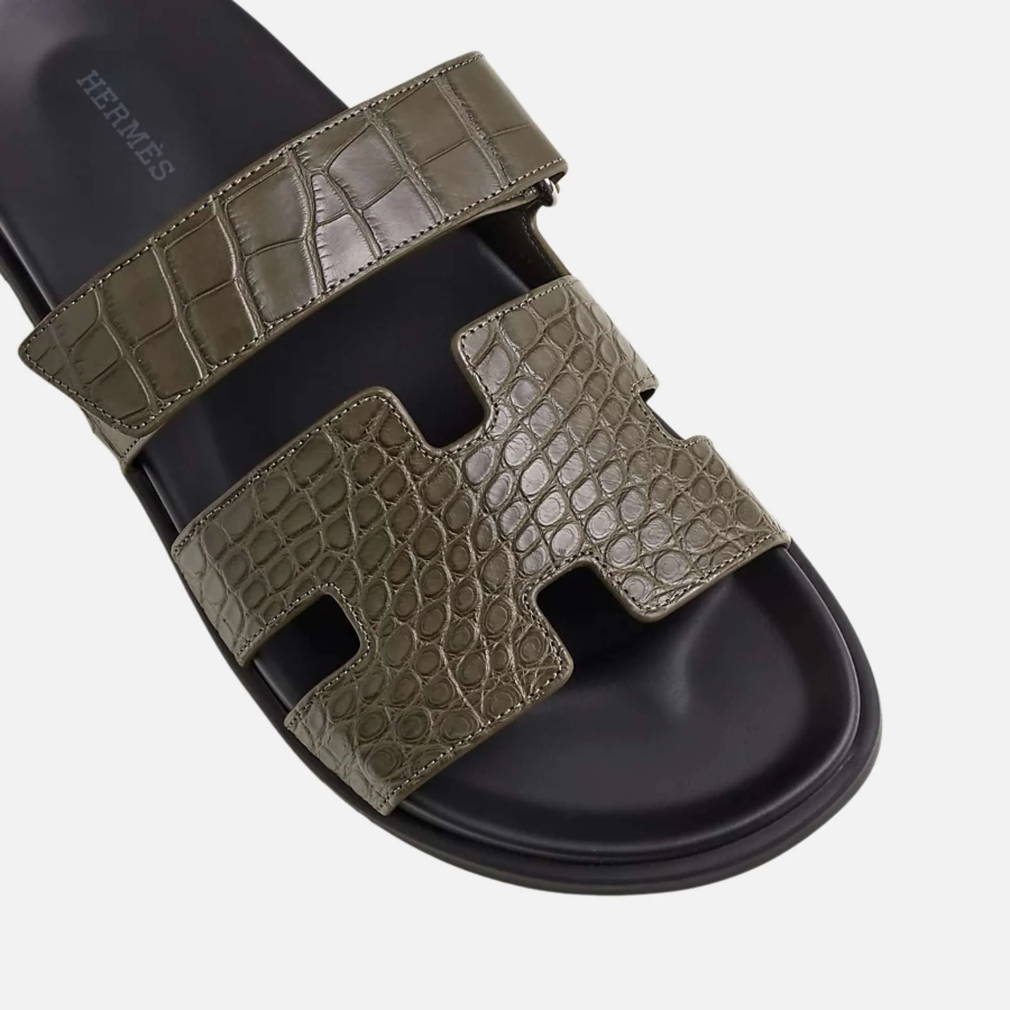 Chypre Sandal Matte Mississippiensis Alligator Men - Image 3