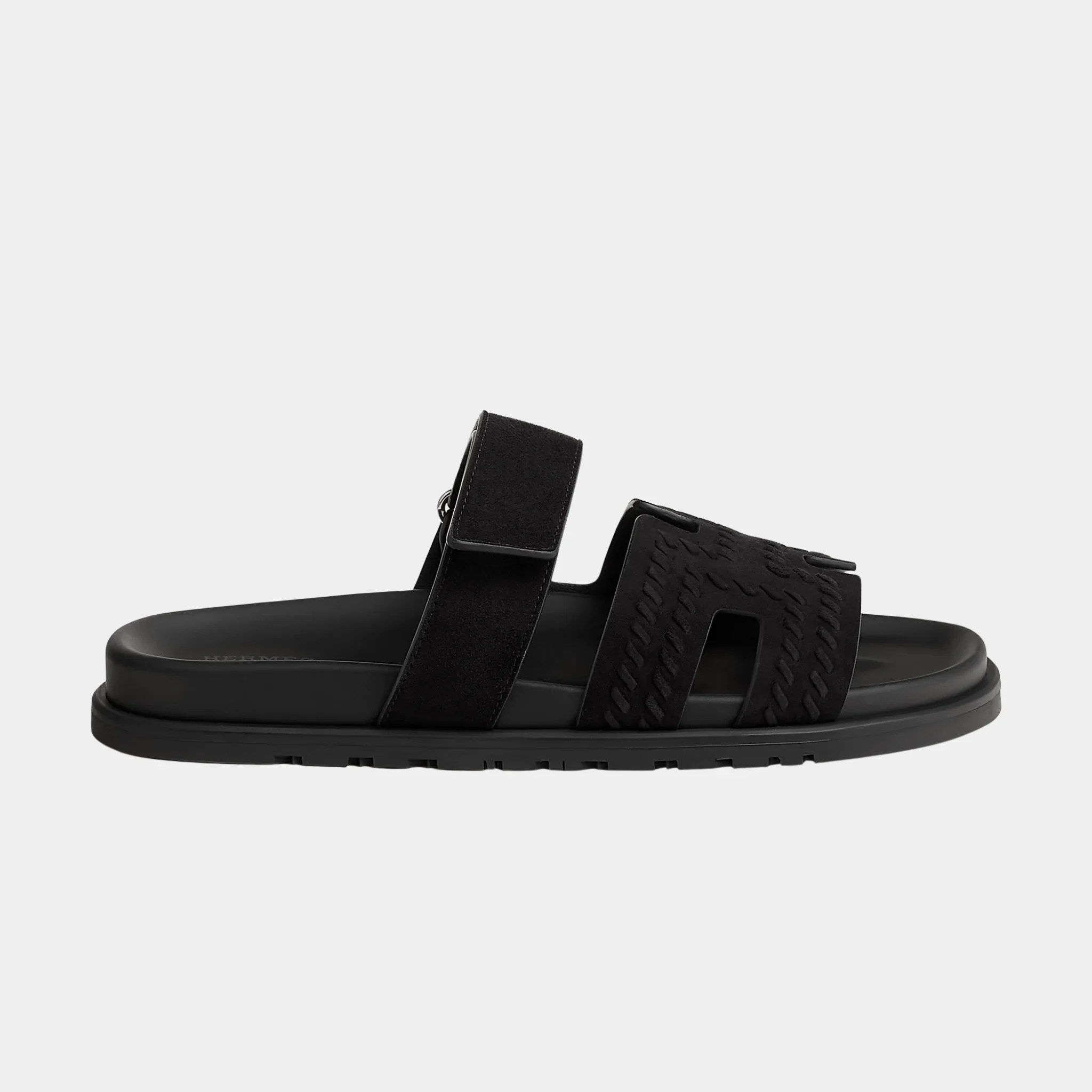 Chypre Sandals in Braided Suede Goatskin - Image 2