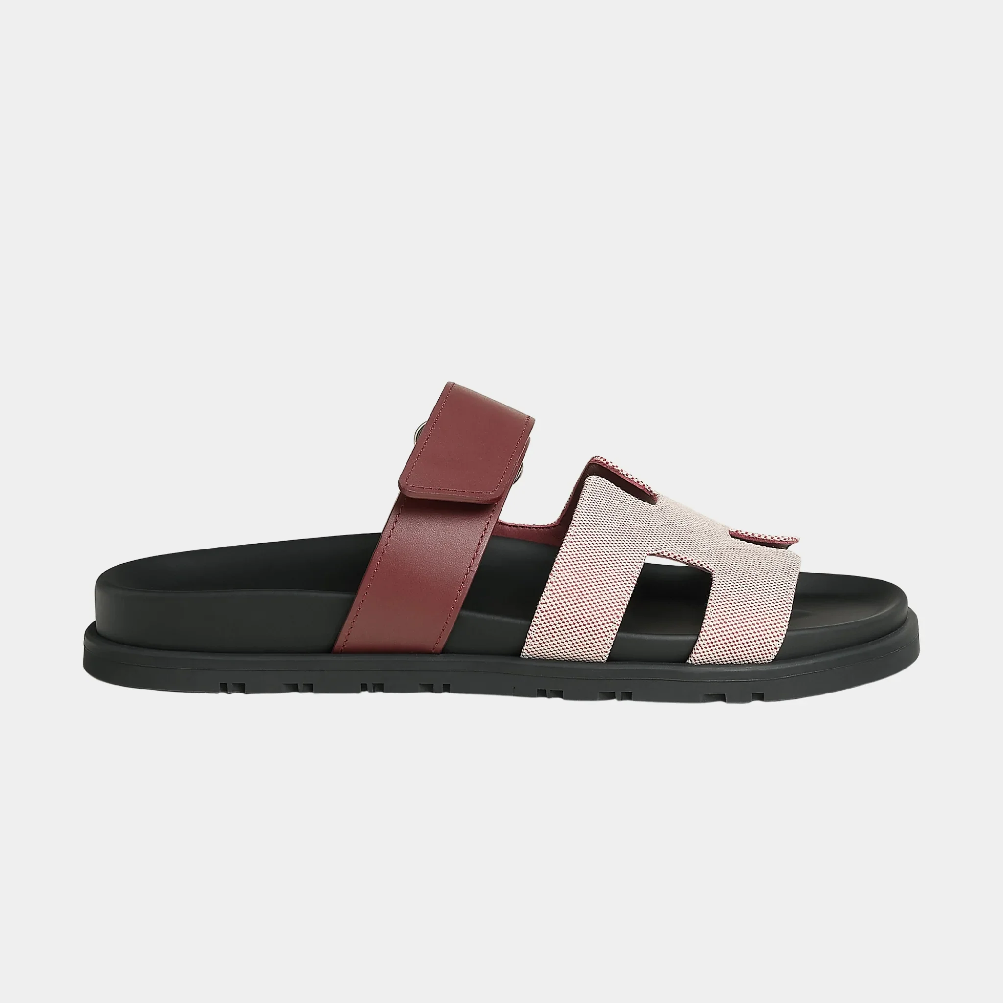 Chypre Sandals in Canvas and Calfskin - Image 2