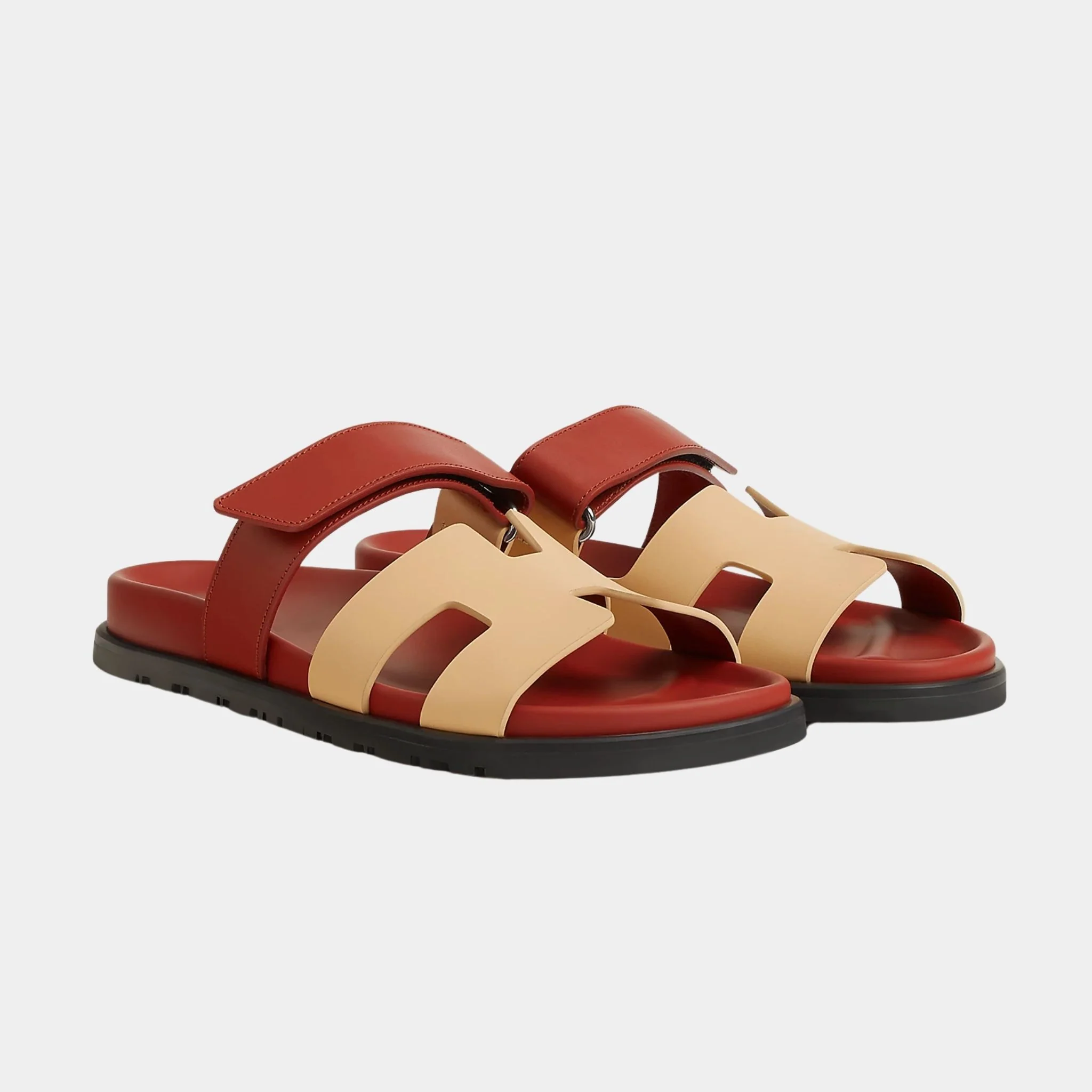 Chypre Sandals Duo Tone Calfskin Women - Image 7