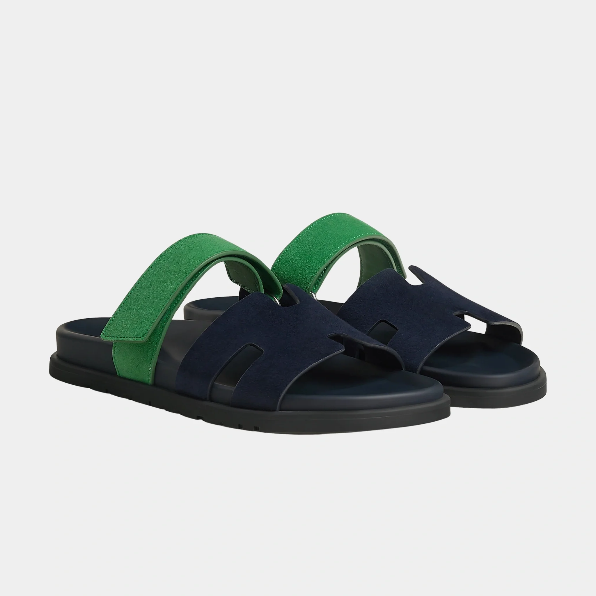 Chypre Sandals Two Tone Suede Goatskin Men - Image 4