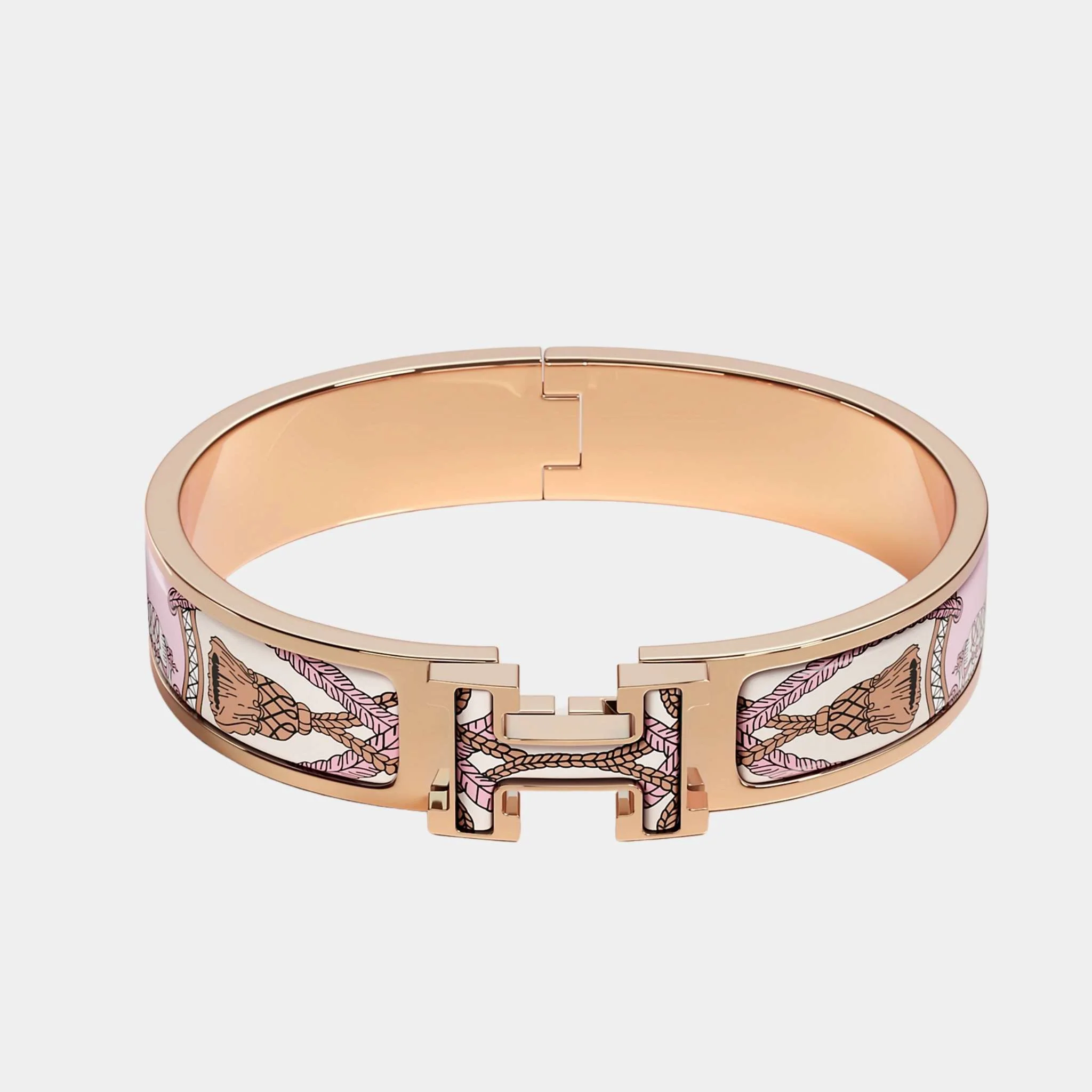 Clic H Grand Apparat Bracelet Rose Gold Plated