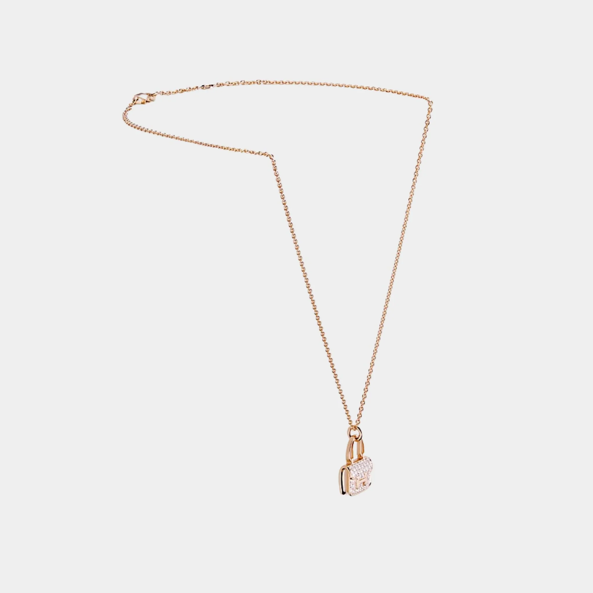 Constance Amulets Pendant Rose Gold - Diamonds - Image 2