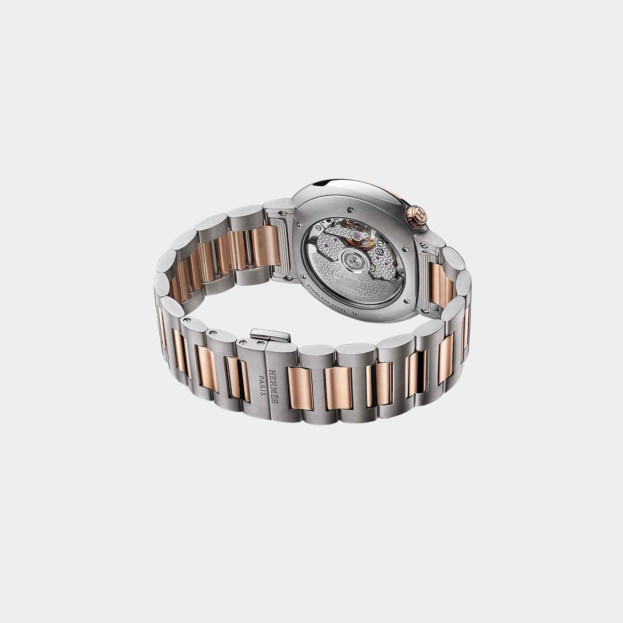 Cut 36 mm Watch With Steel-Rose Gold Bezel And Bracelet - Image 2