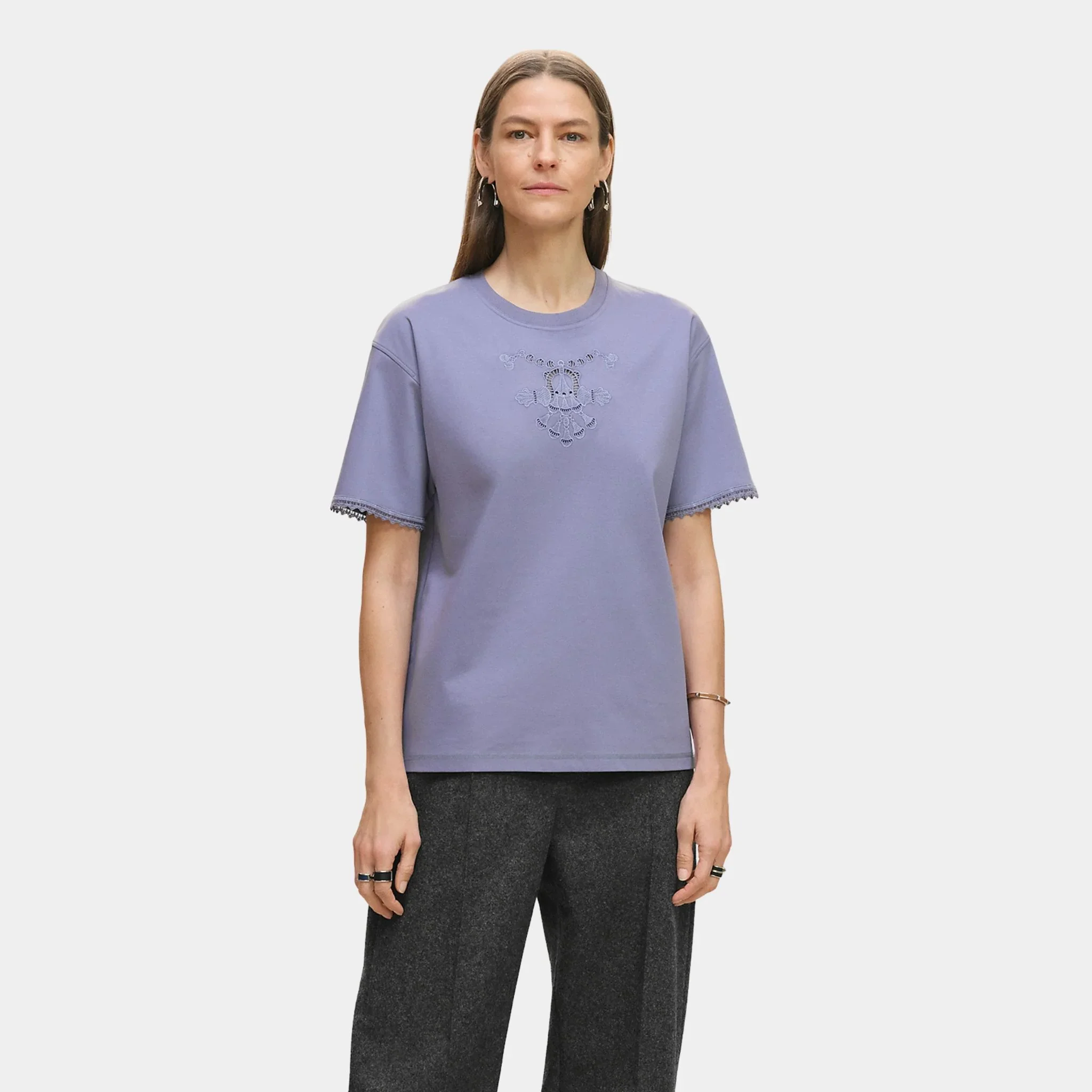 Embroidered Maxi T-shirt