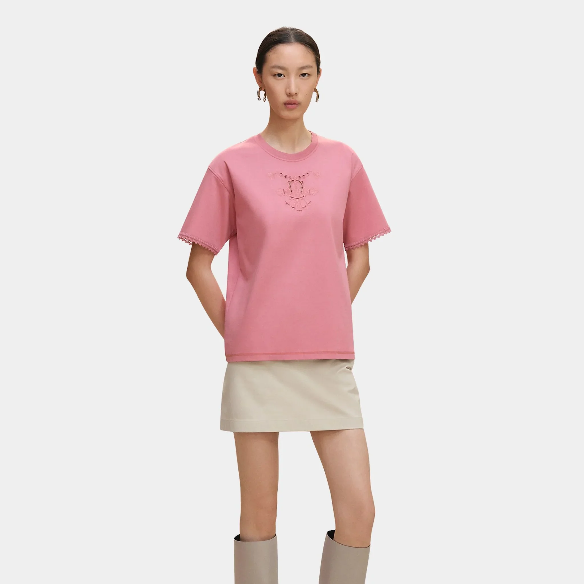 Embroidered Maxi T-shirt - Image 3
