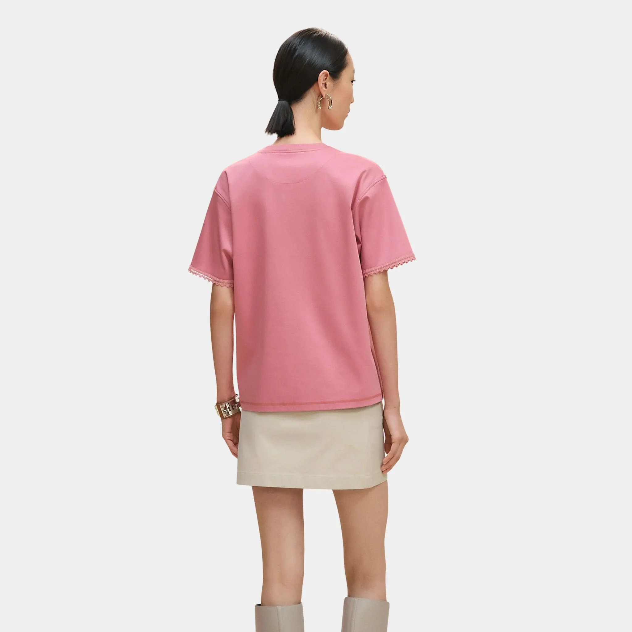 Embroidered Maxi T-shirt - Image 4