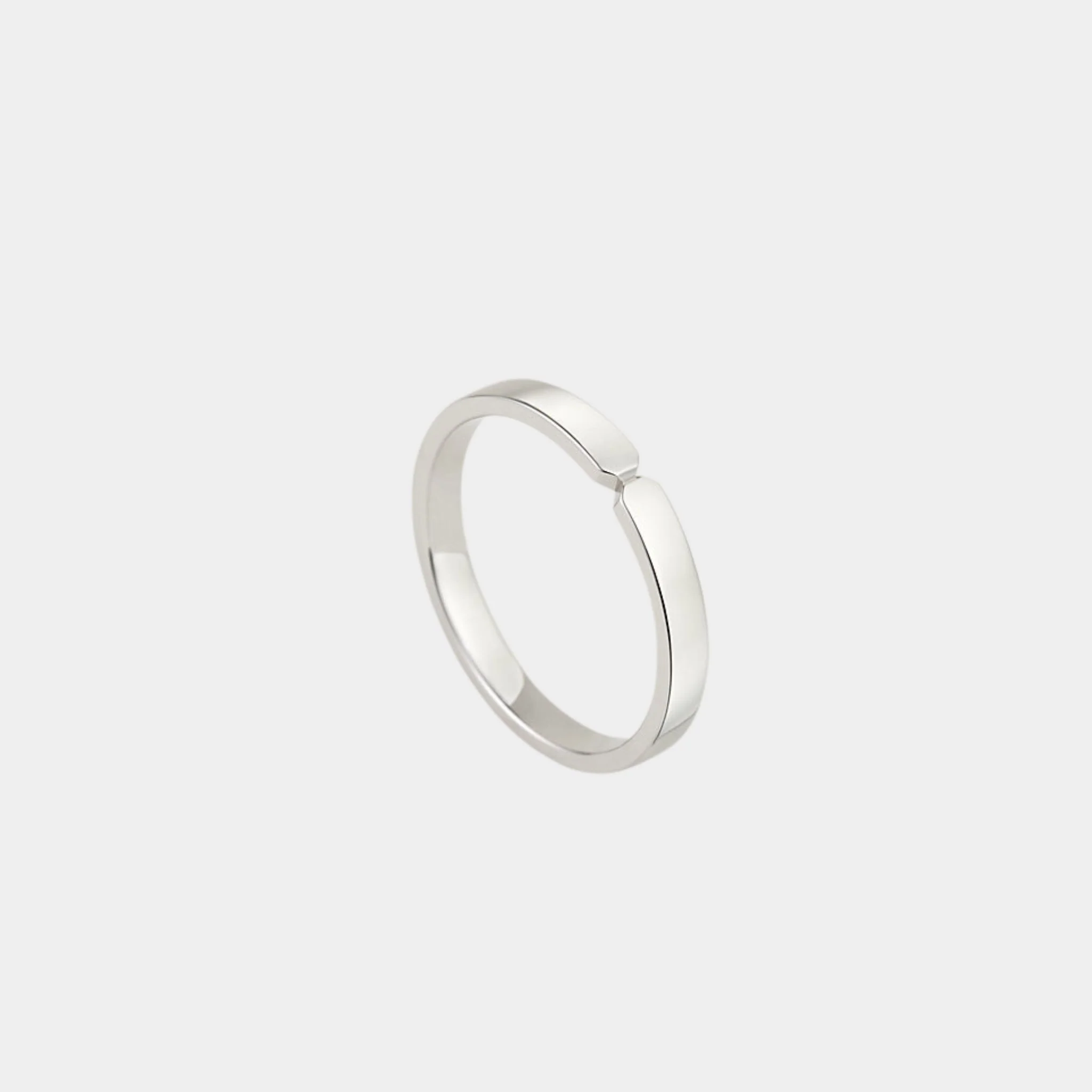 Ever Kelly Wedding Band Small Model Platinum