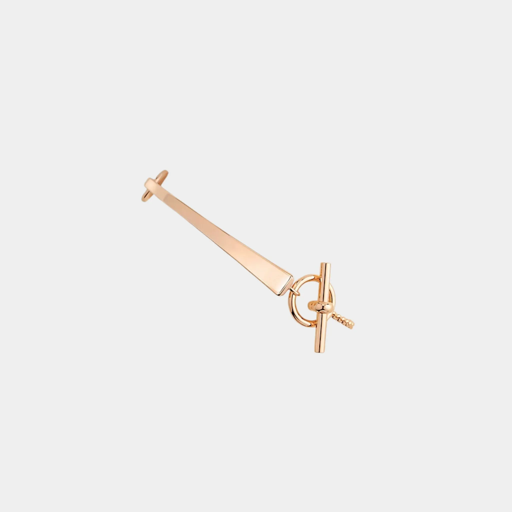 Forge Nail Bracelet Rose Gold Ring-Stick Clasp