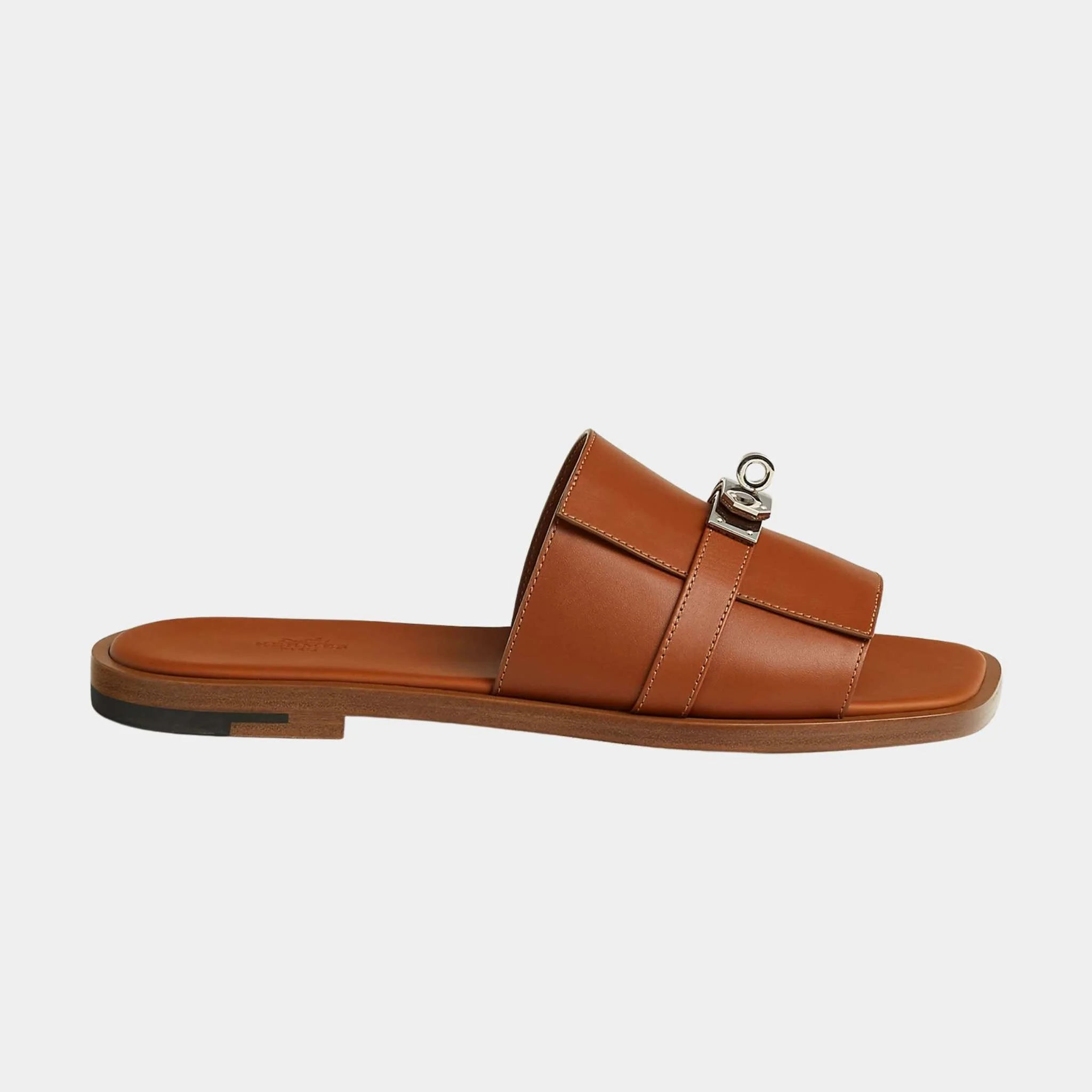 Gabriel Sandal Heritage Calfskin Palladium Plated Buckle - Image 2