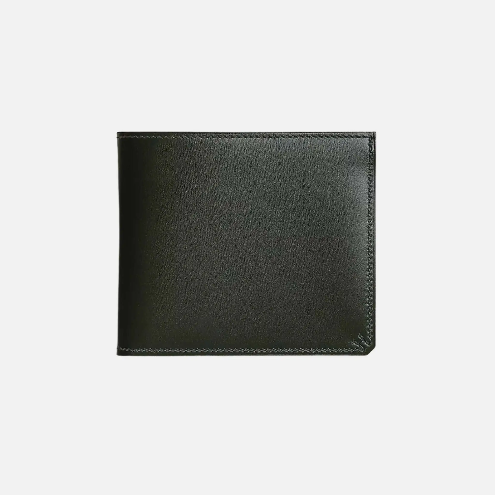 H Sellier Compact Wallet Box Calfskin