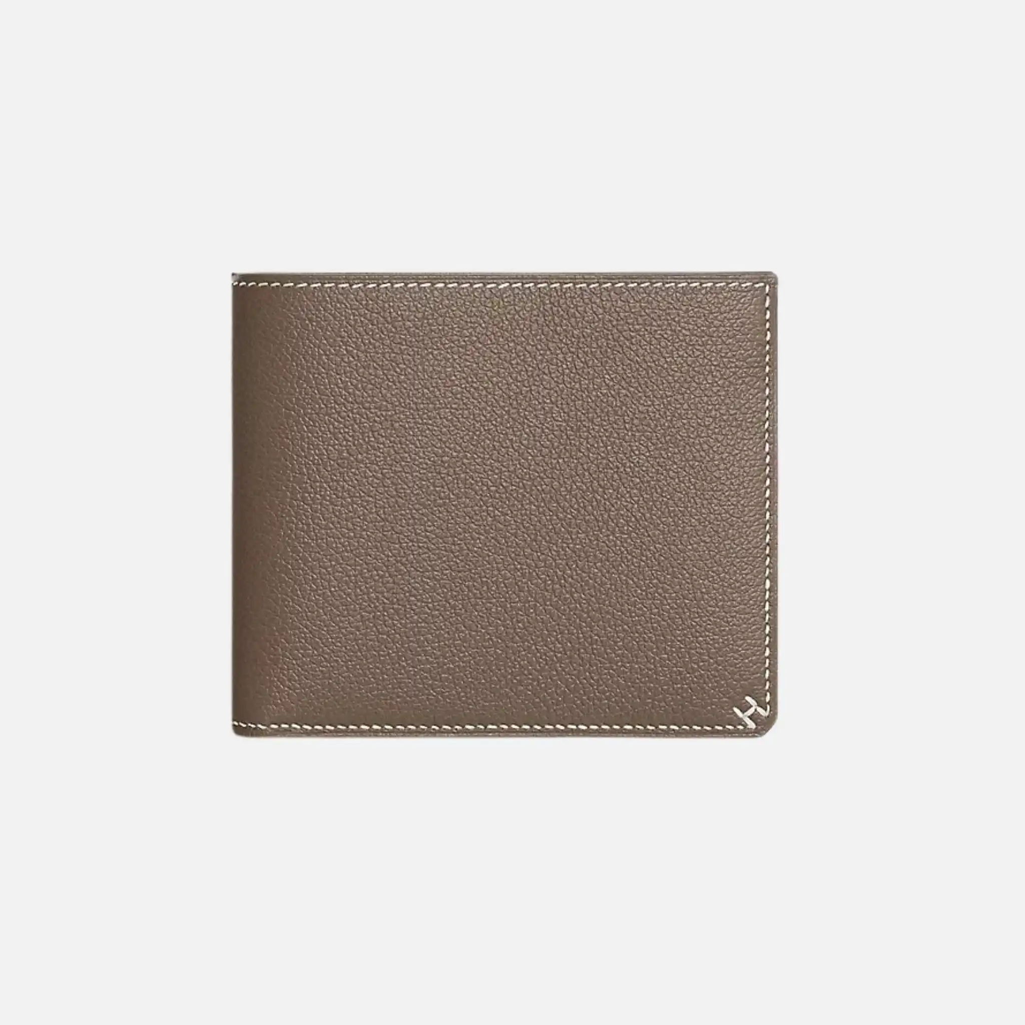 H Sellier Compact Wallet Evercolor Calfskin