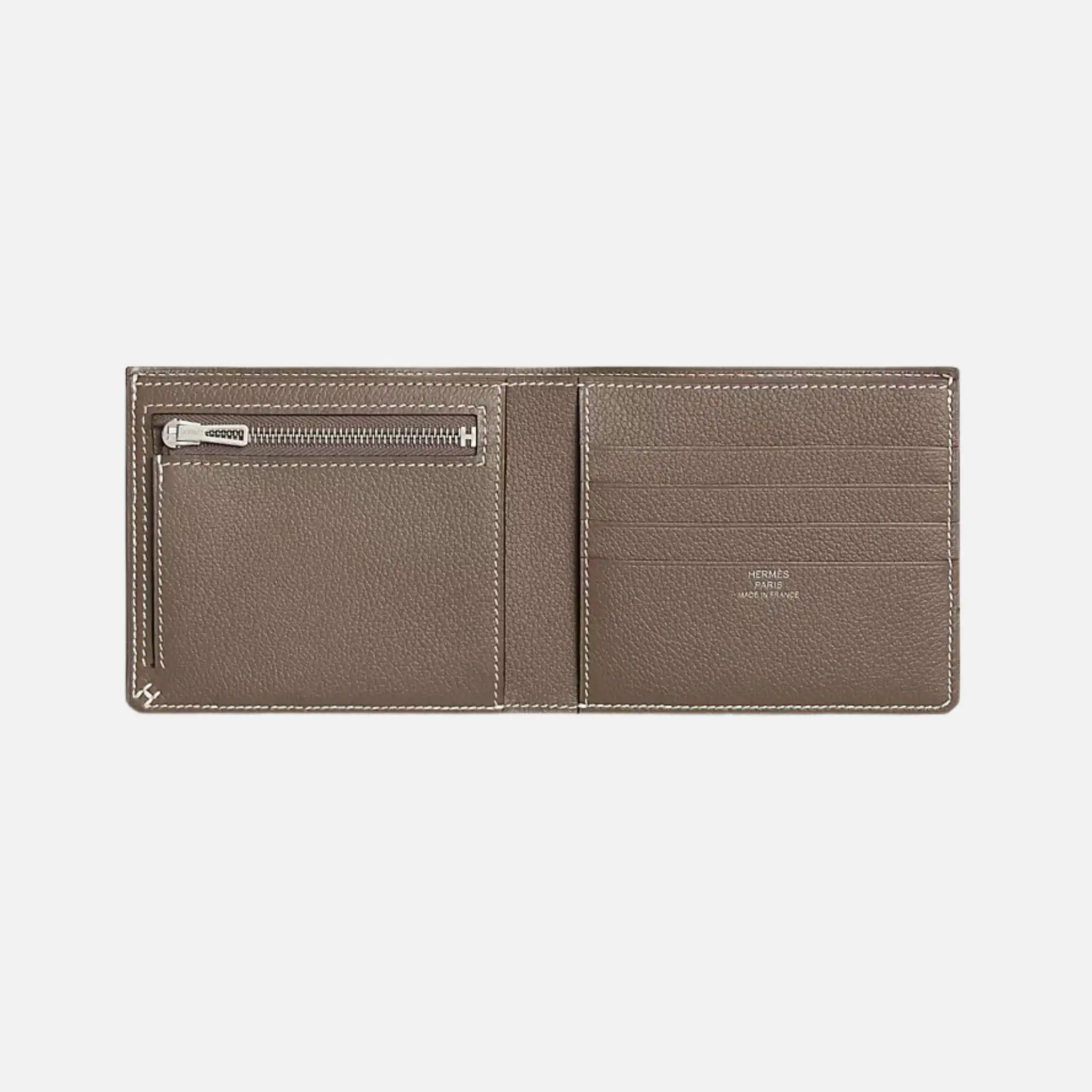 H Sellier Compact Wallet Evercolor Calfskin - Image 2